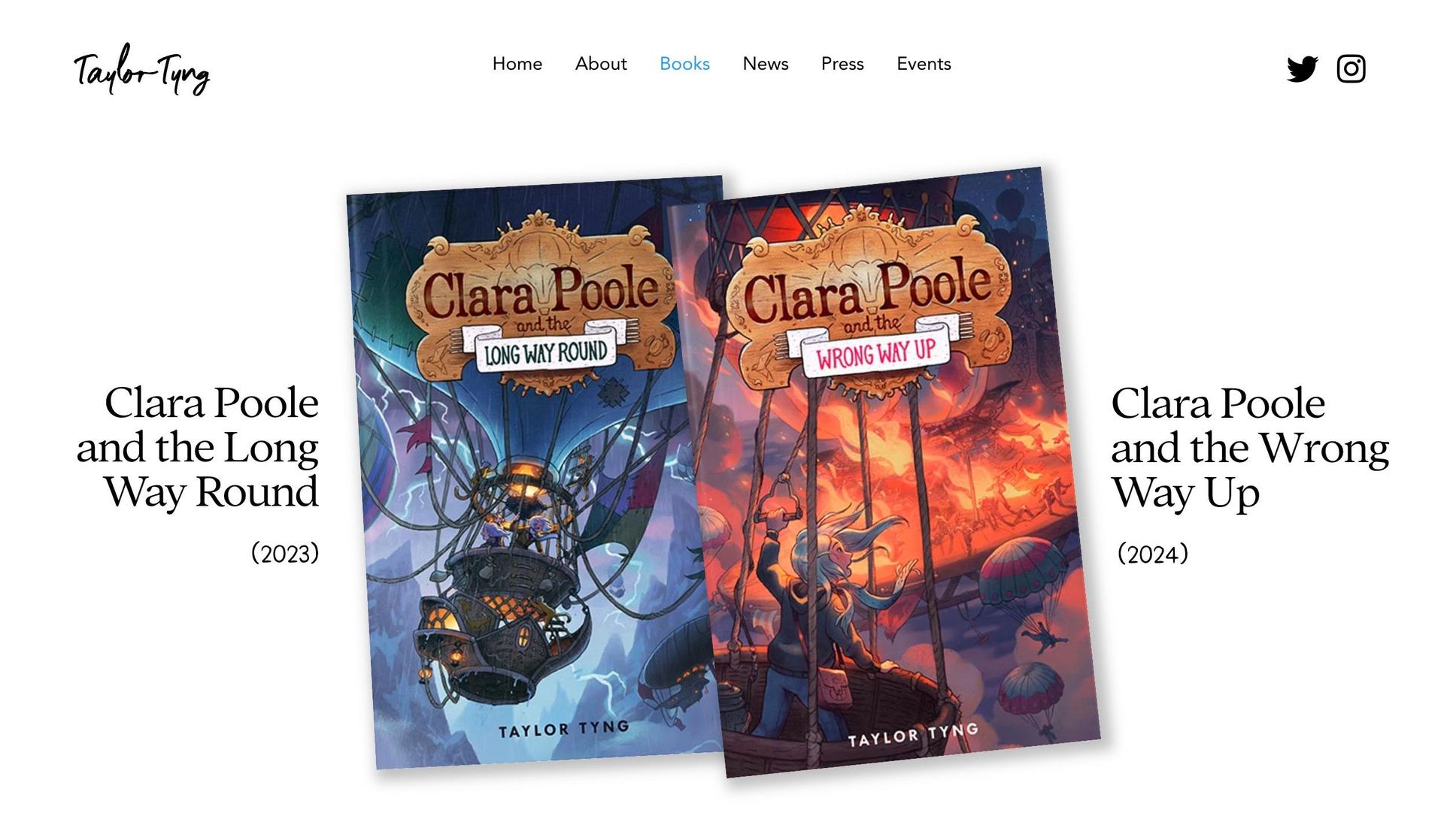 Taylor Tyng-book website examples