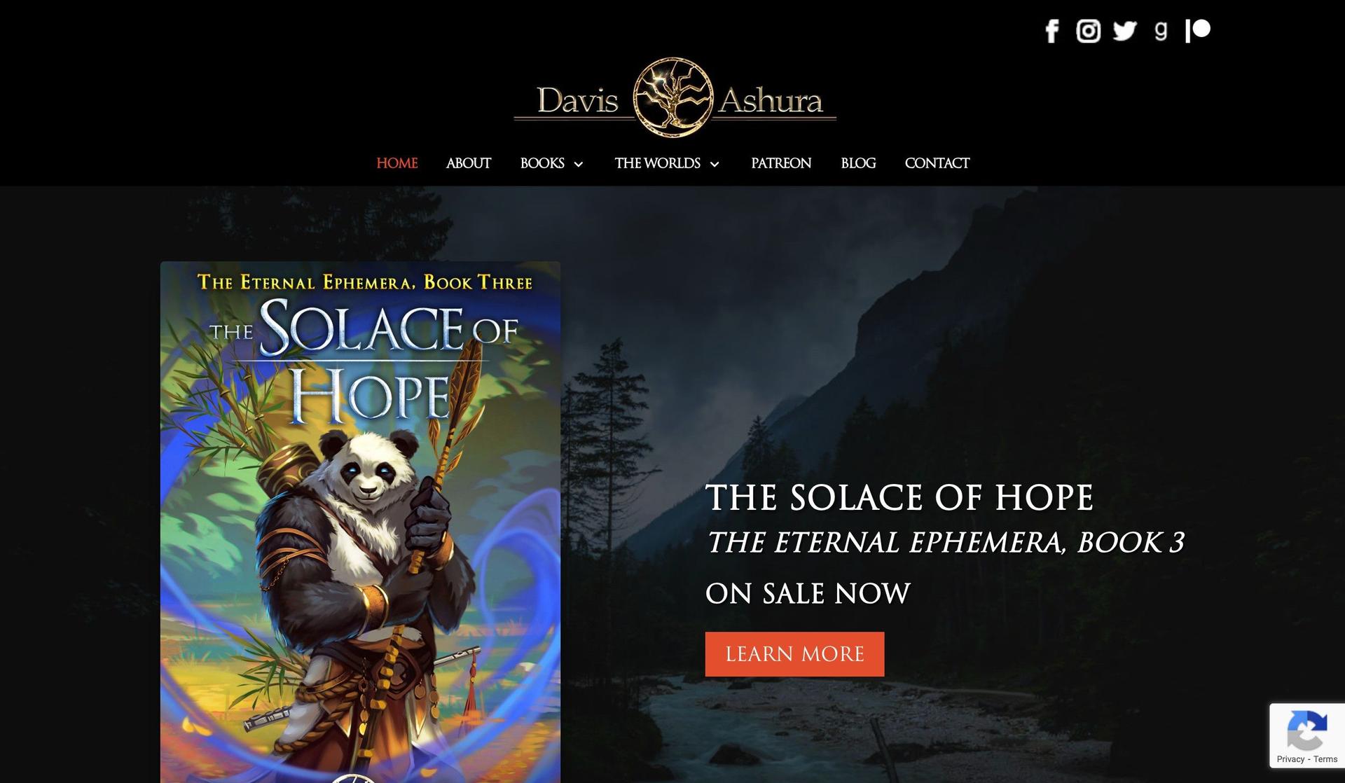 Davis Ashura-book website examples