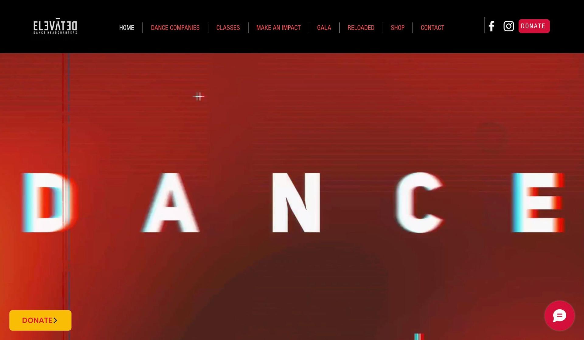 Elevated Dance HQ-dance studio website design
