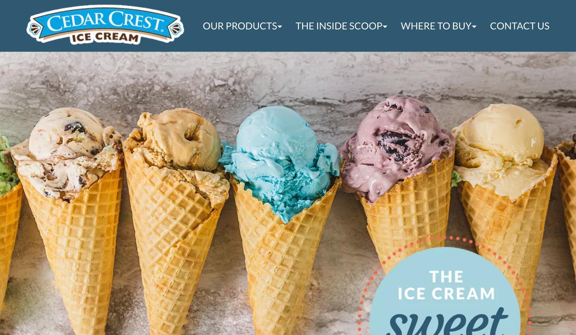 Cedar Crest Ice Cream-ice cream websites