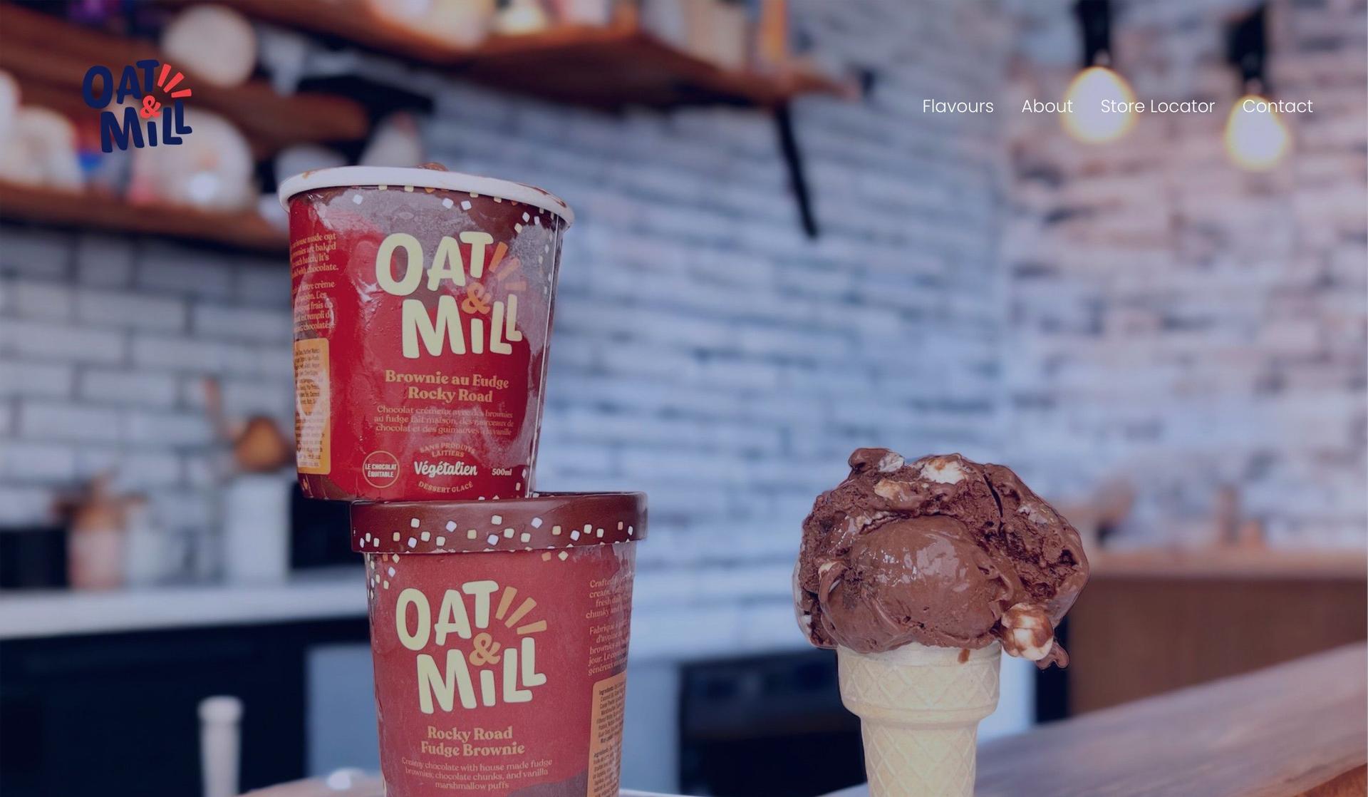 Oat & Mill-ice cream websites