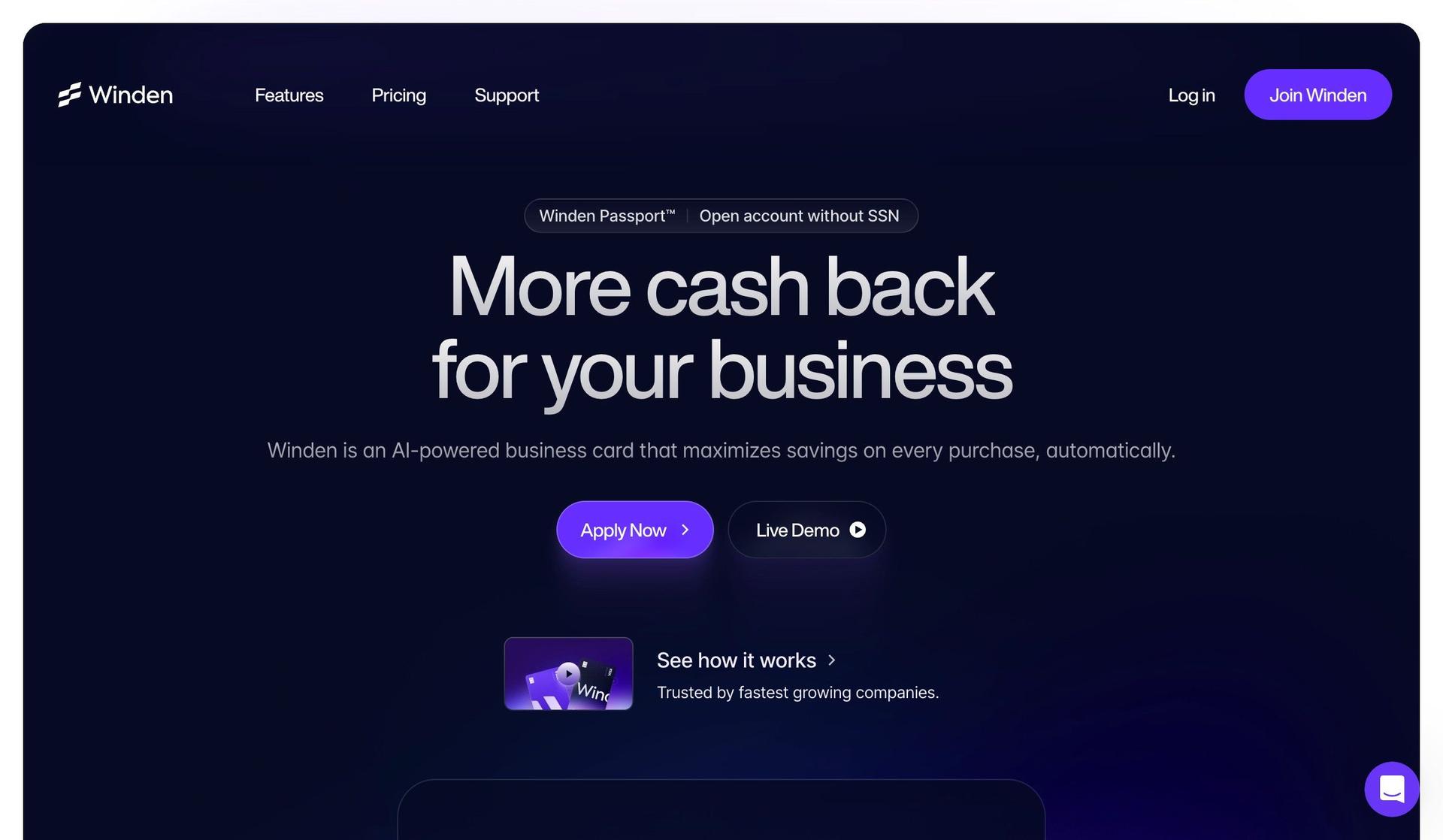 Winden-bank website design