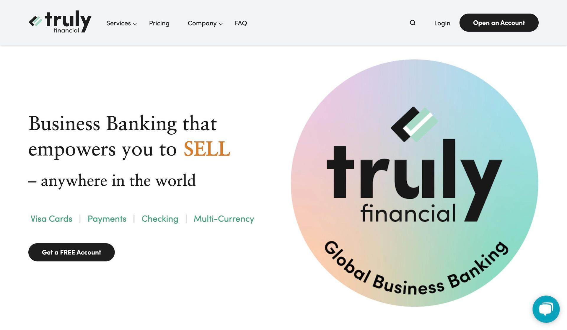 Truly Financial-bank website design