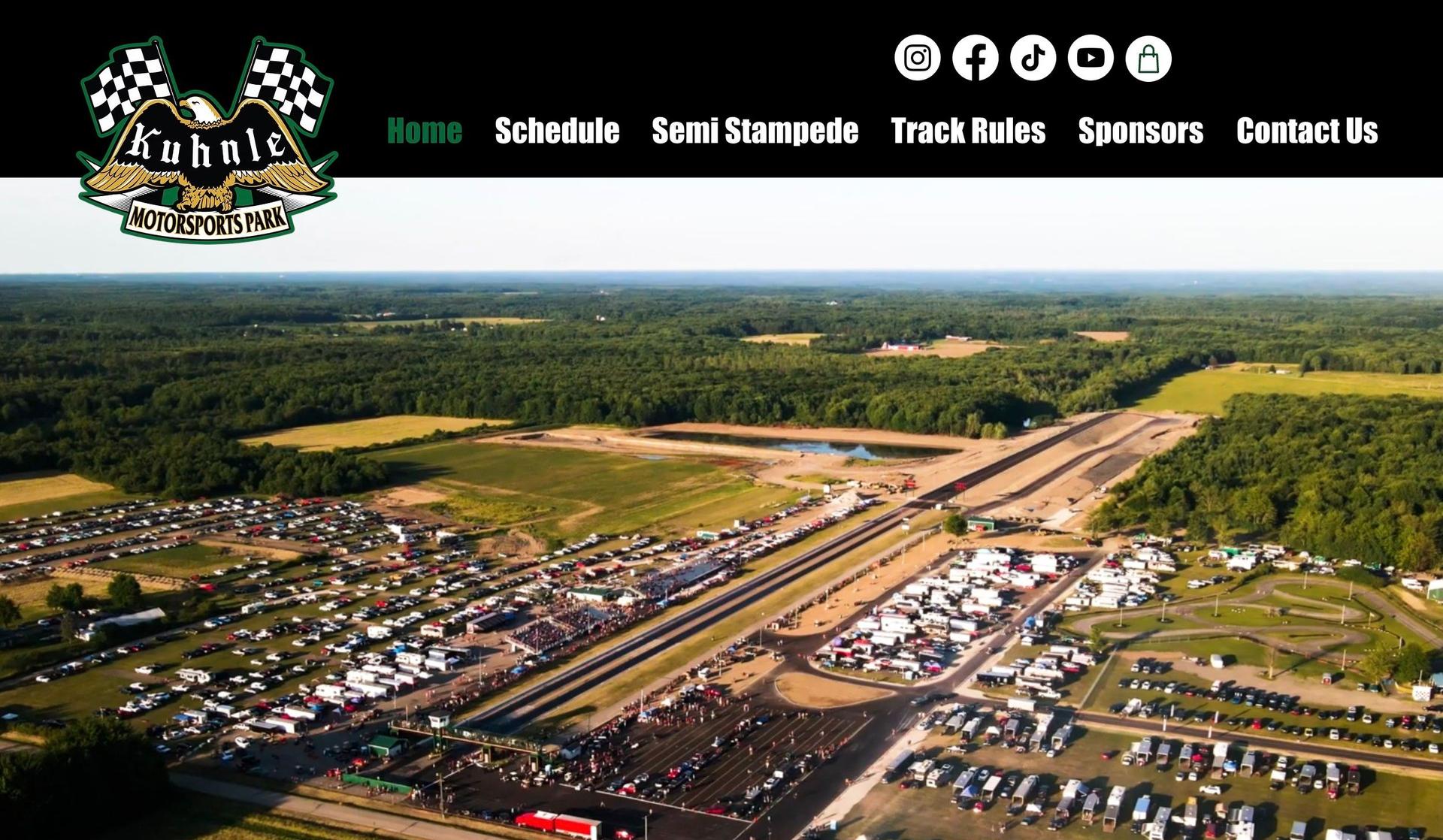 Kuhnle Motorsports-sports website design
