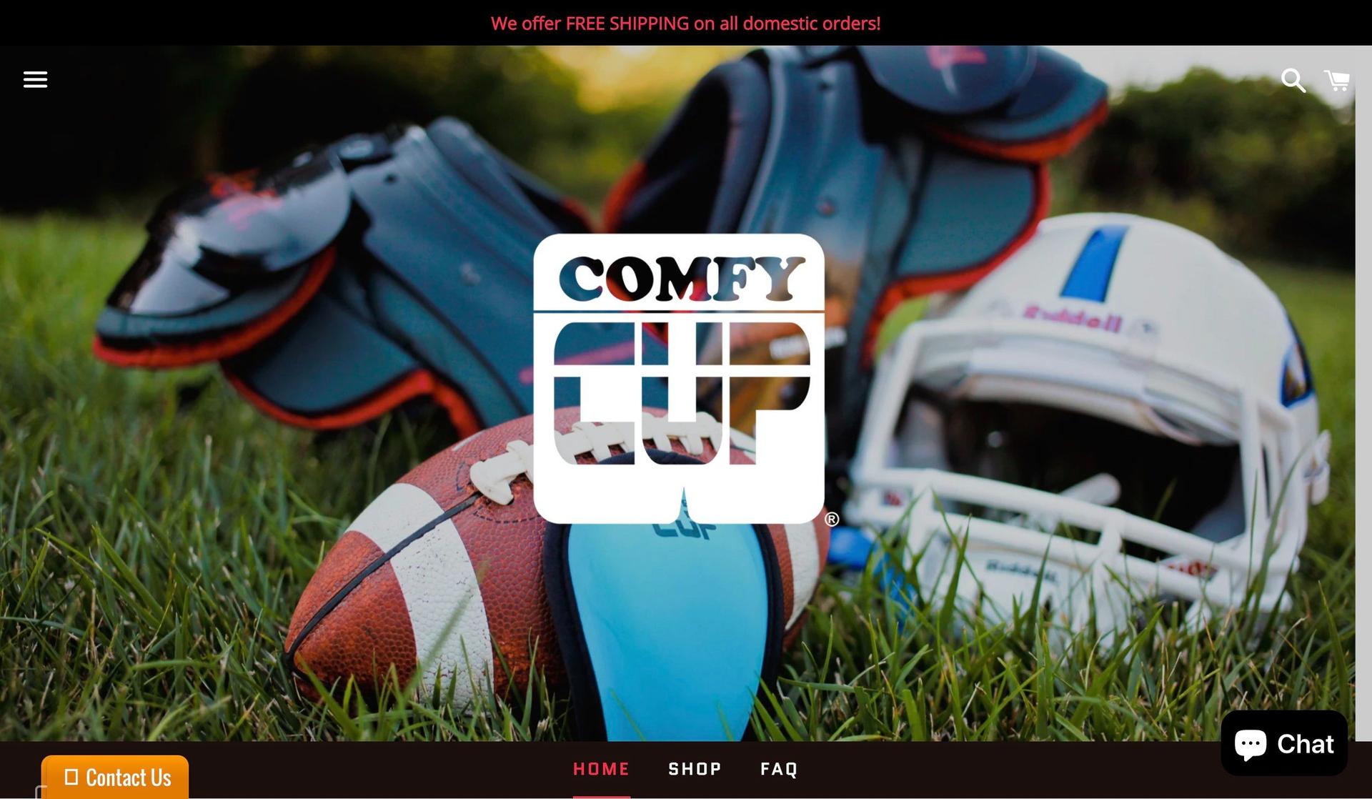 The Comfy Cup-sports website design