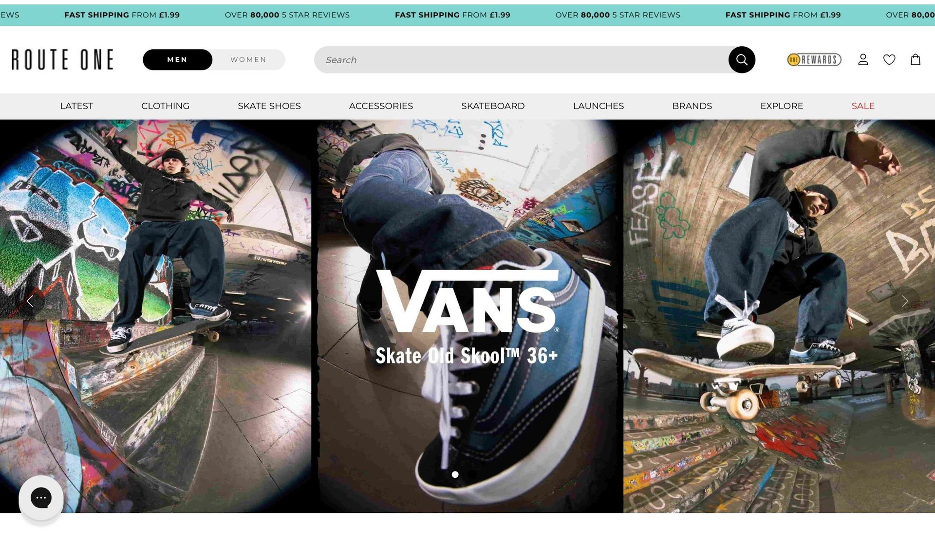 Route One-sports website design
