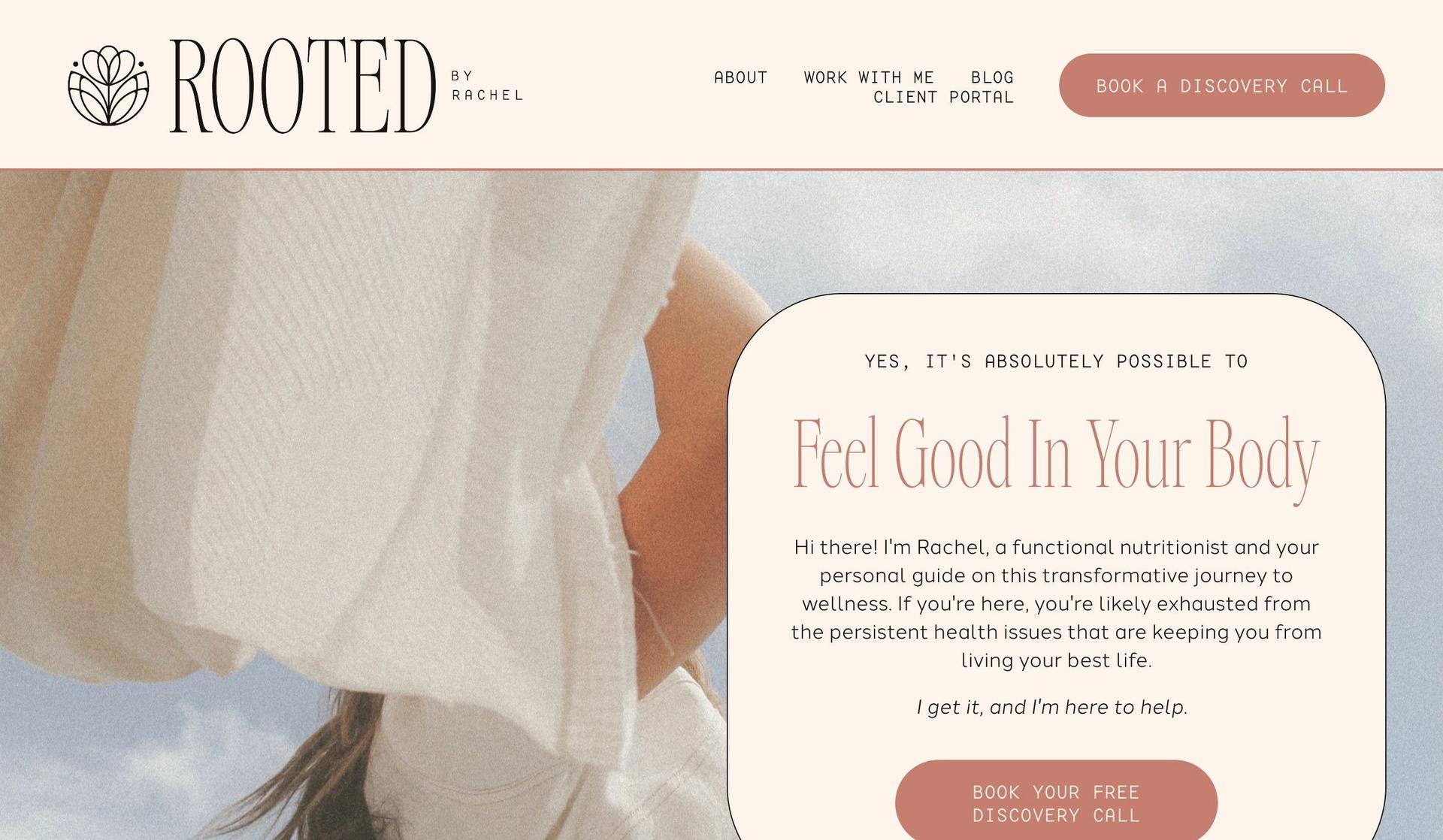 Rooted by Rachel-nutrition websites