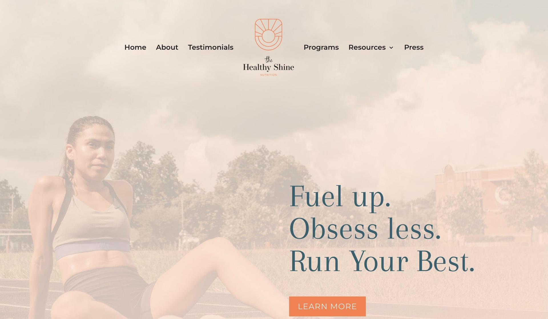 The Healthy Shine-nutrition websites