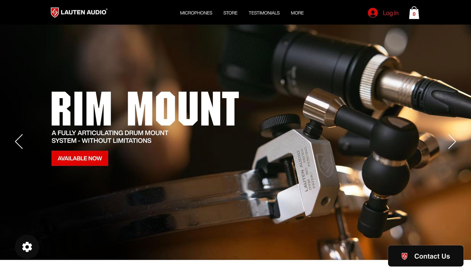 Lauten Audio-electronics website examples