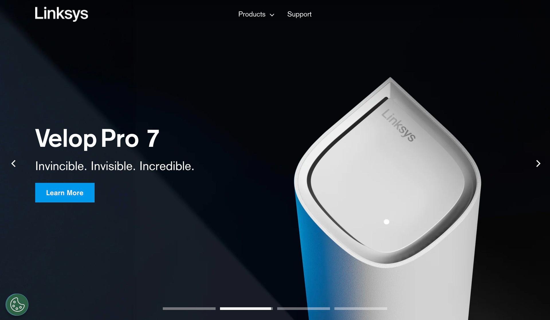 Linksys-electronics website examples