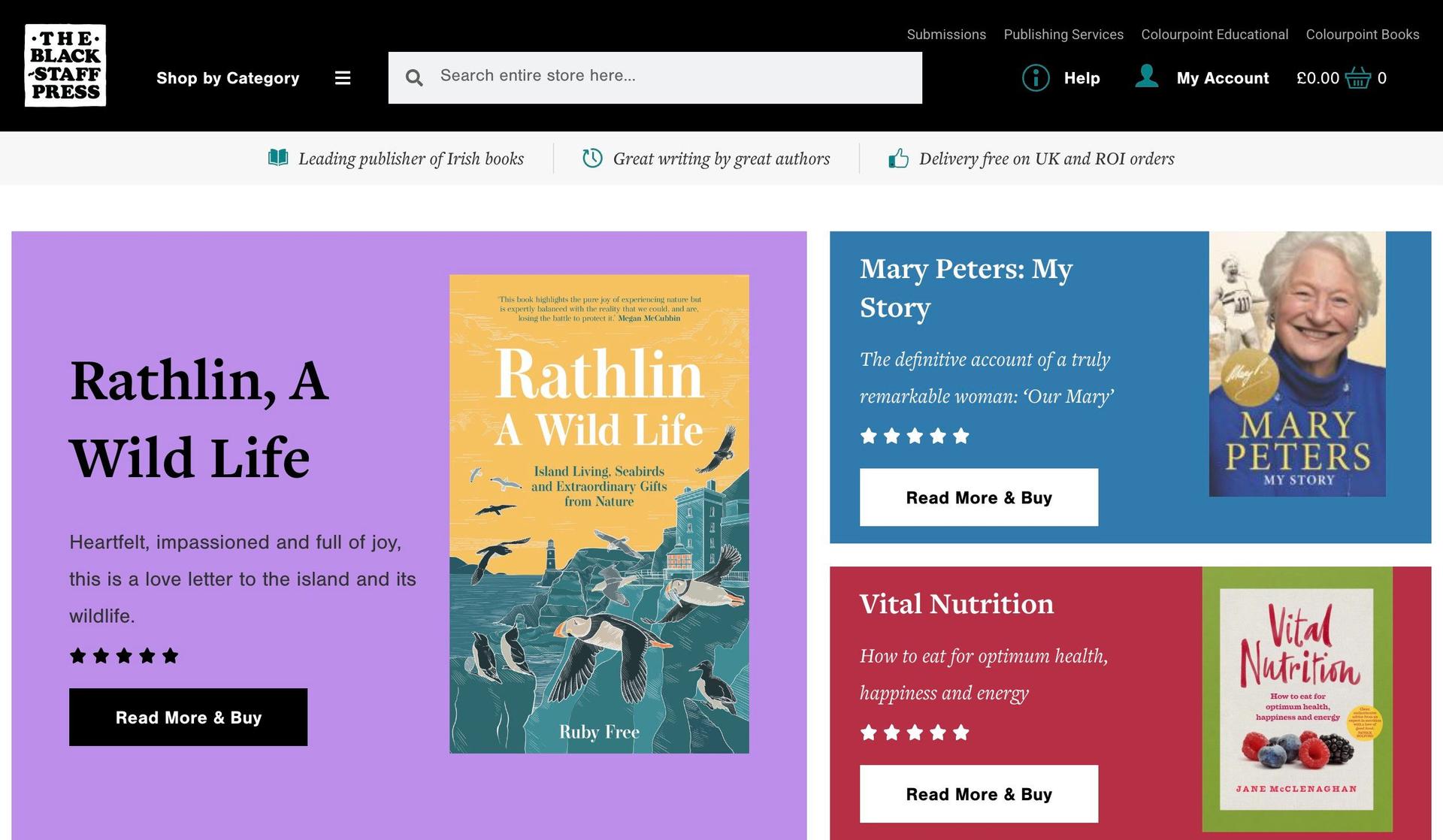 Blackstaff Press-publisher website examples