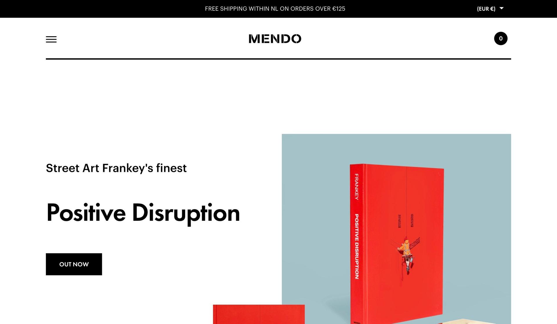 Mendo-publisher website examples