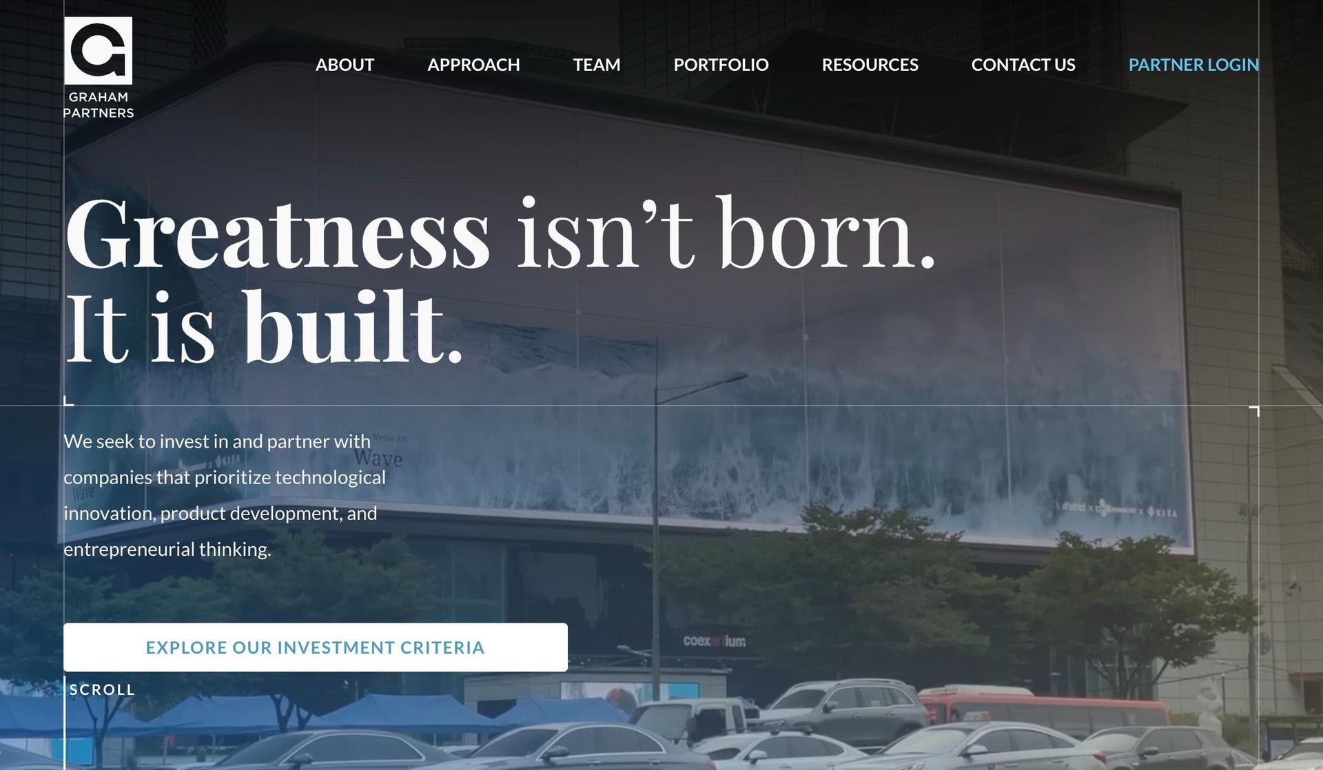 Graham Partners-private equity website examples