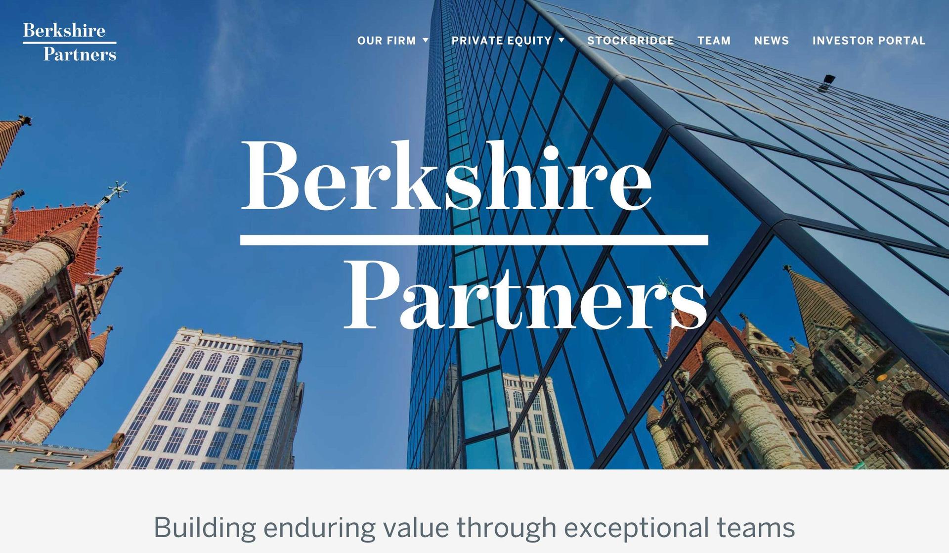 Berkshire Partners-private equity website examples