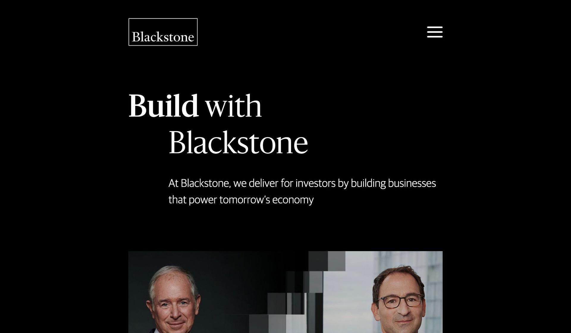 Blackstone-hedge fund websites