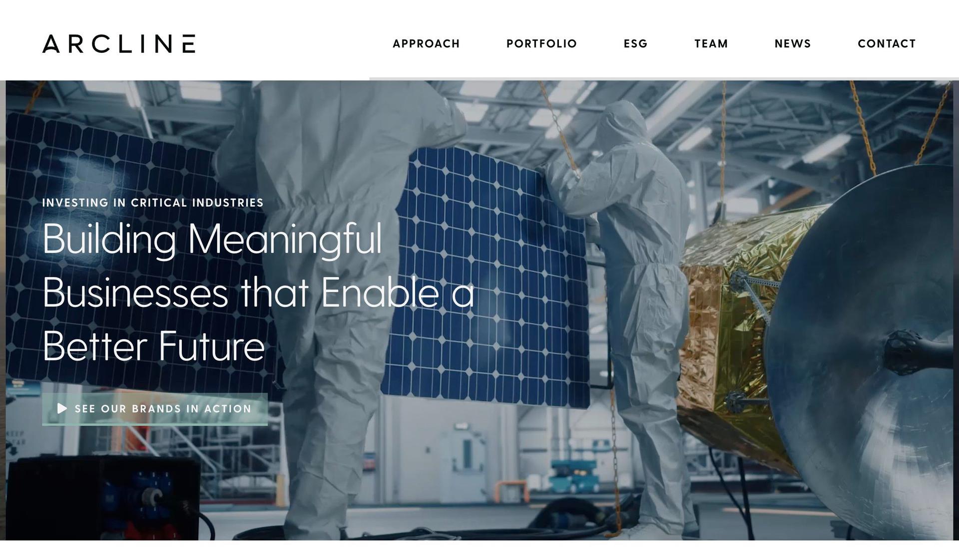 Arcline Investment Management-private equity website examples
