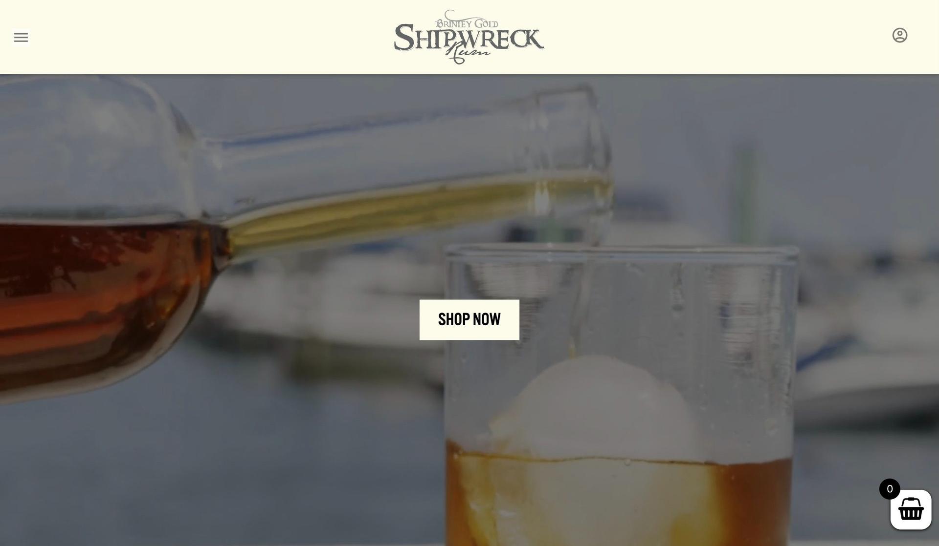 Shipwreck Rum-liquor store websites