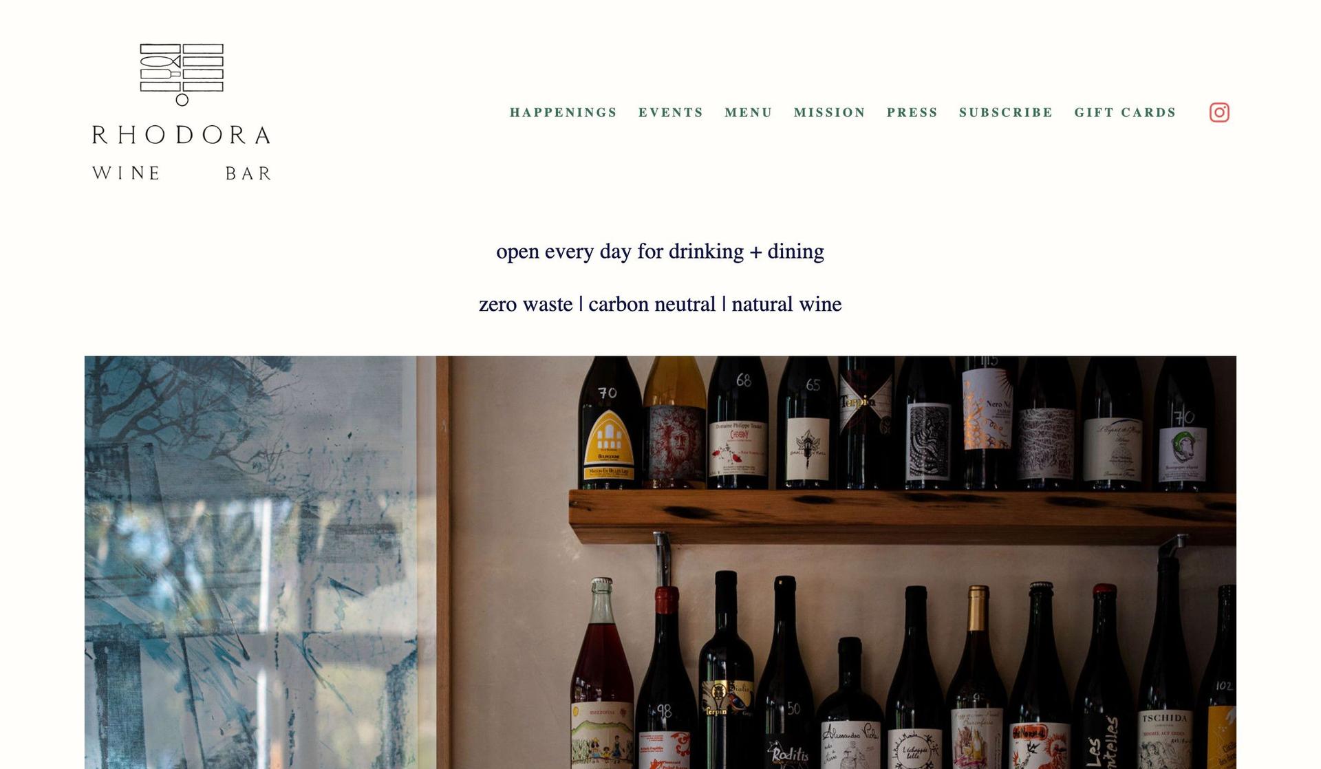 Rhodora-liquor store websites