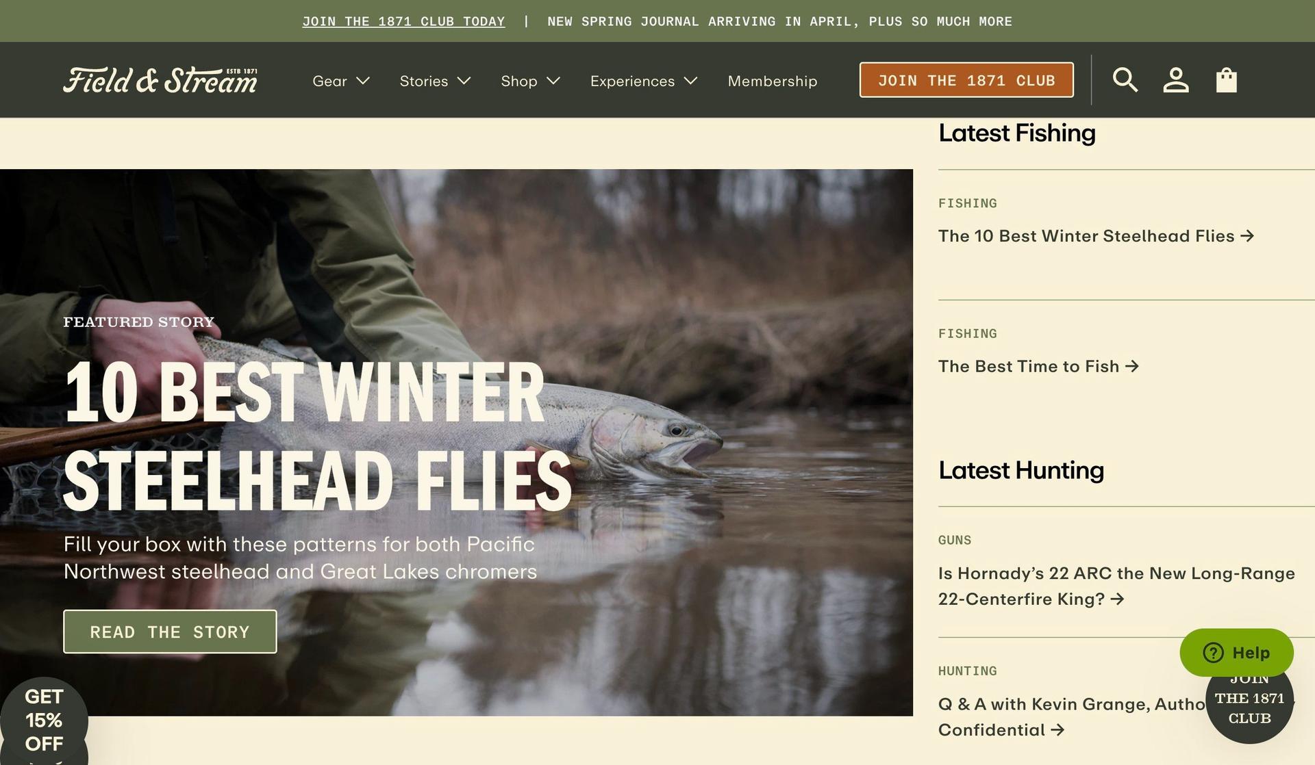 Field & Stream-hunting websites