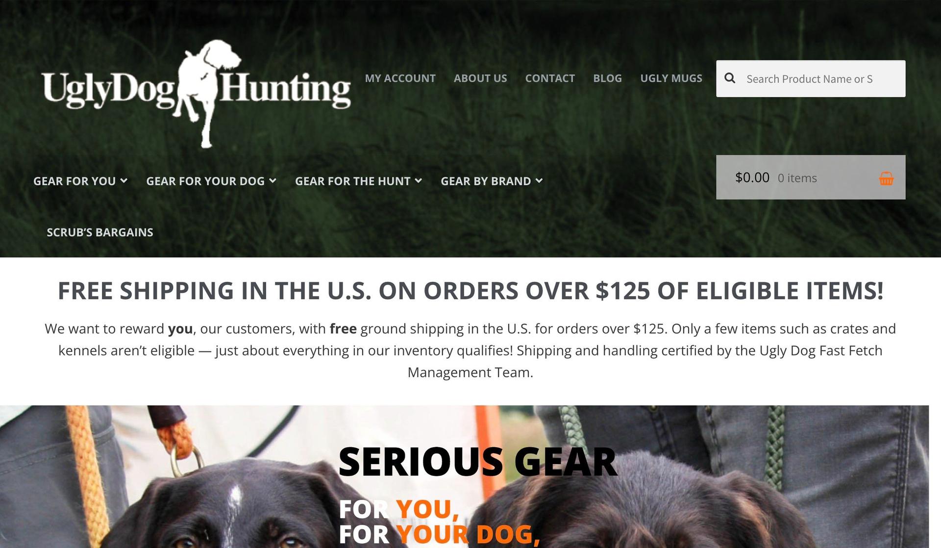 Ugly Dog Hunting-hunting websites