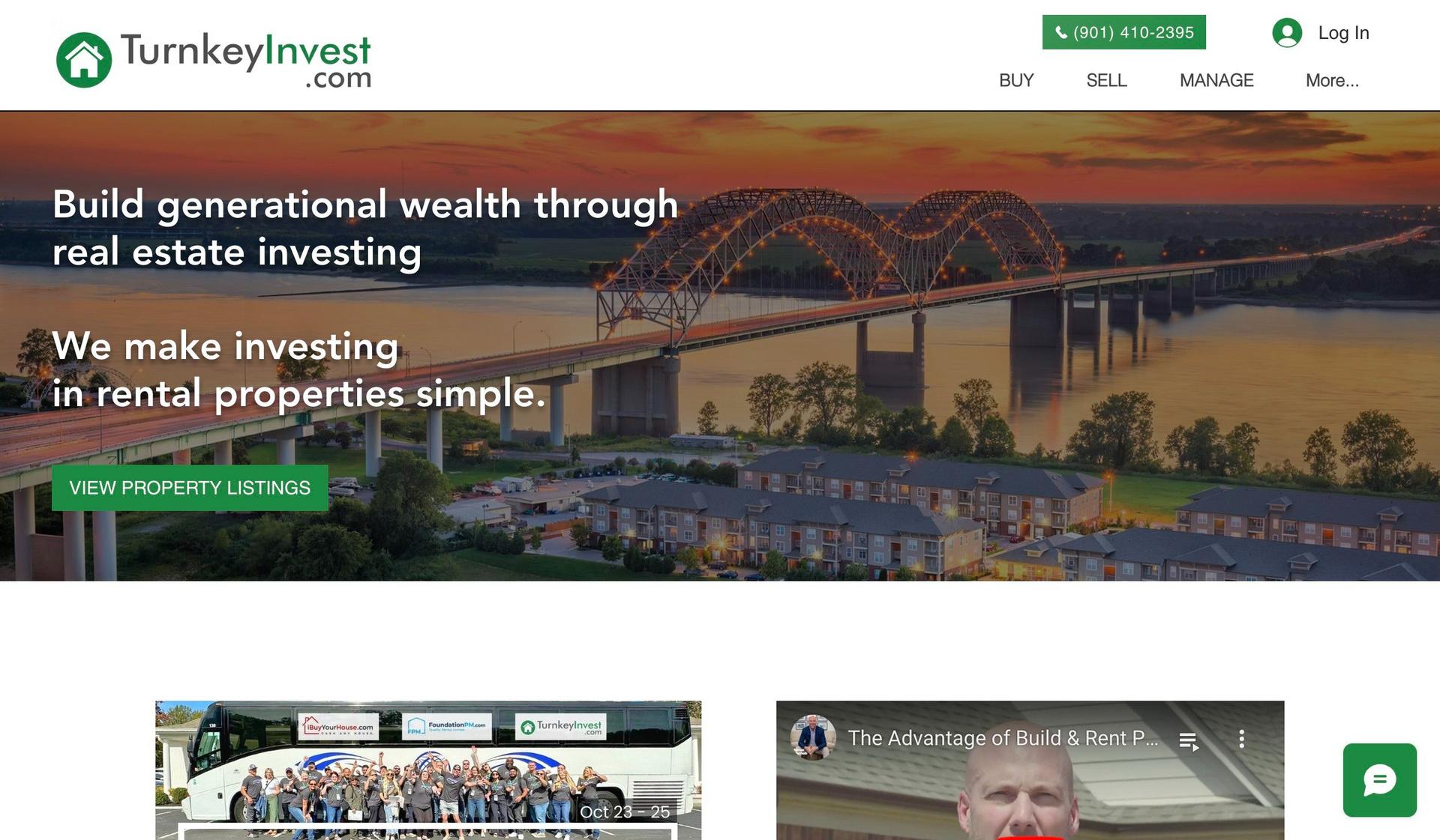 Turnkey Invest-real estate investor websites