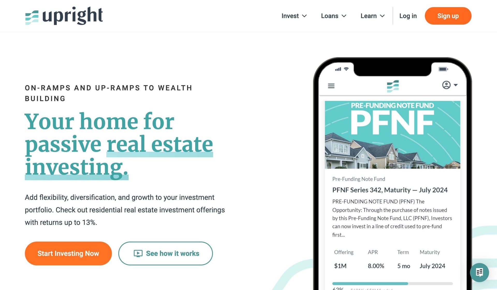 Upright-real estate investor websites