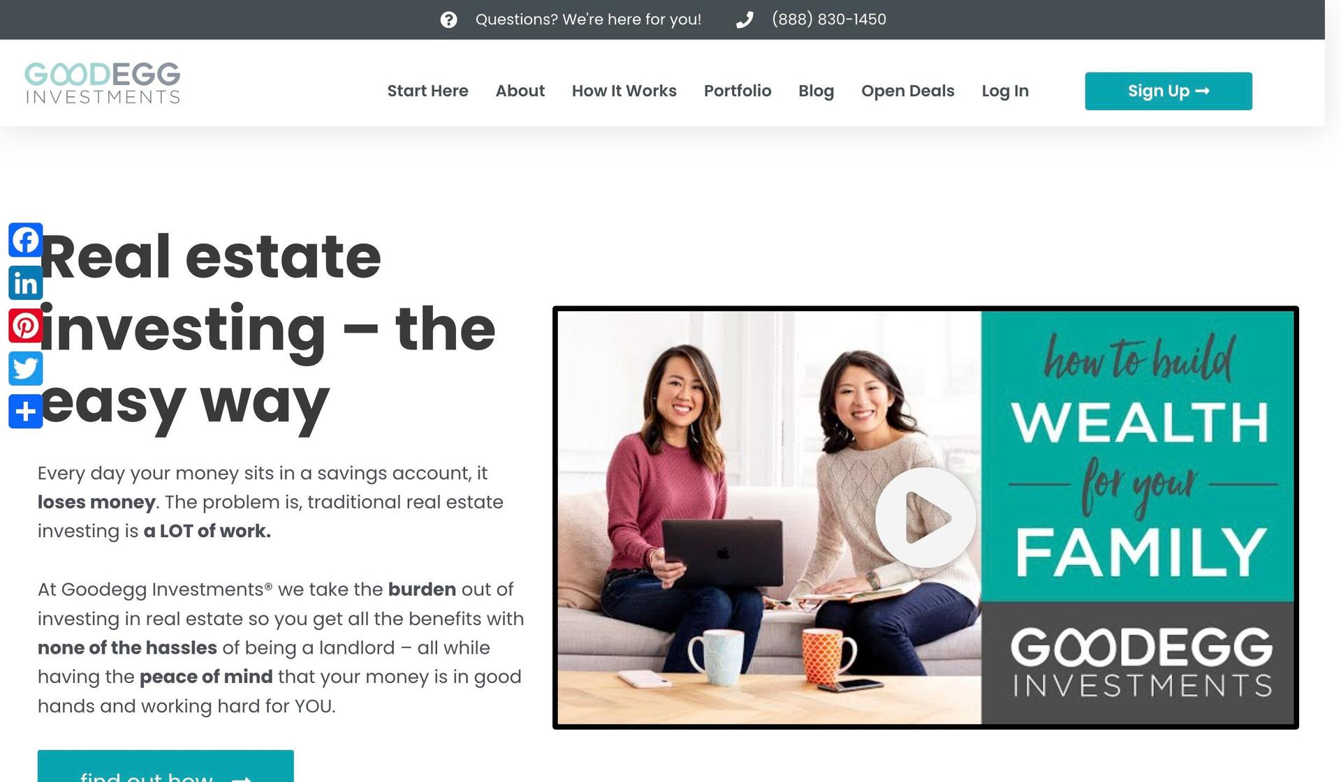 Good Egg Investments-real estate investor websites