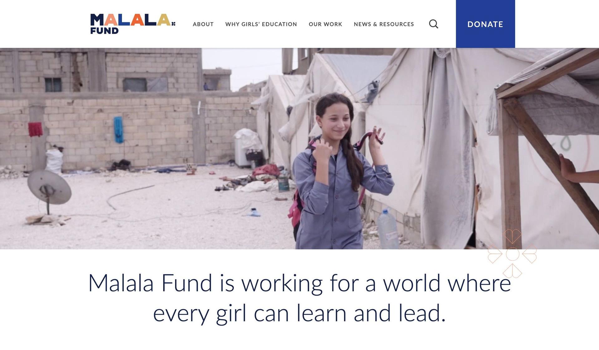 Malala Fund-advocacy websites