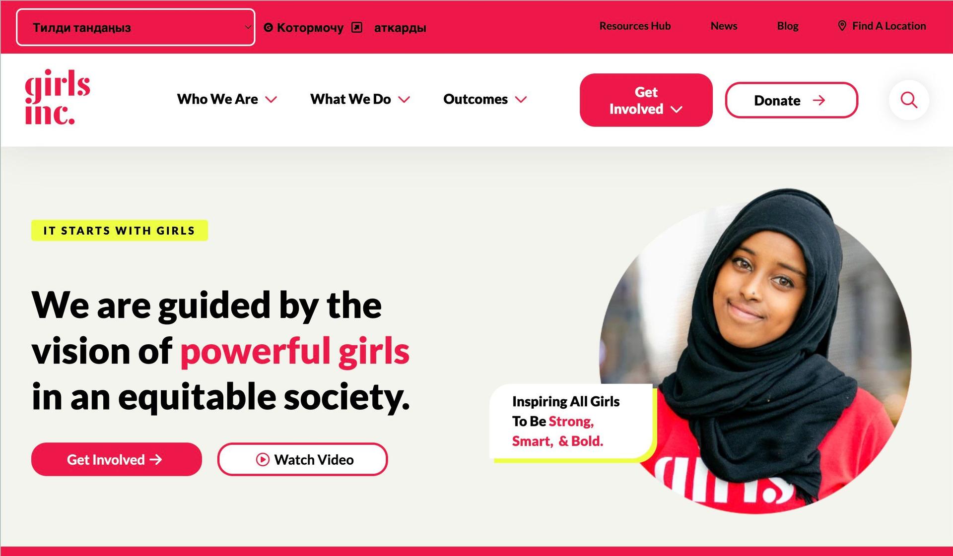 Girls Inc.-advocacy websites