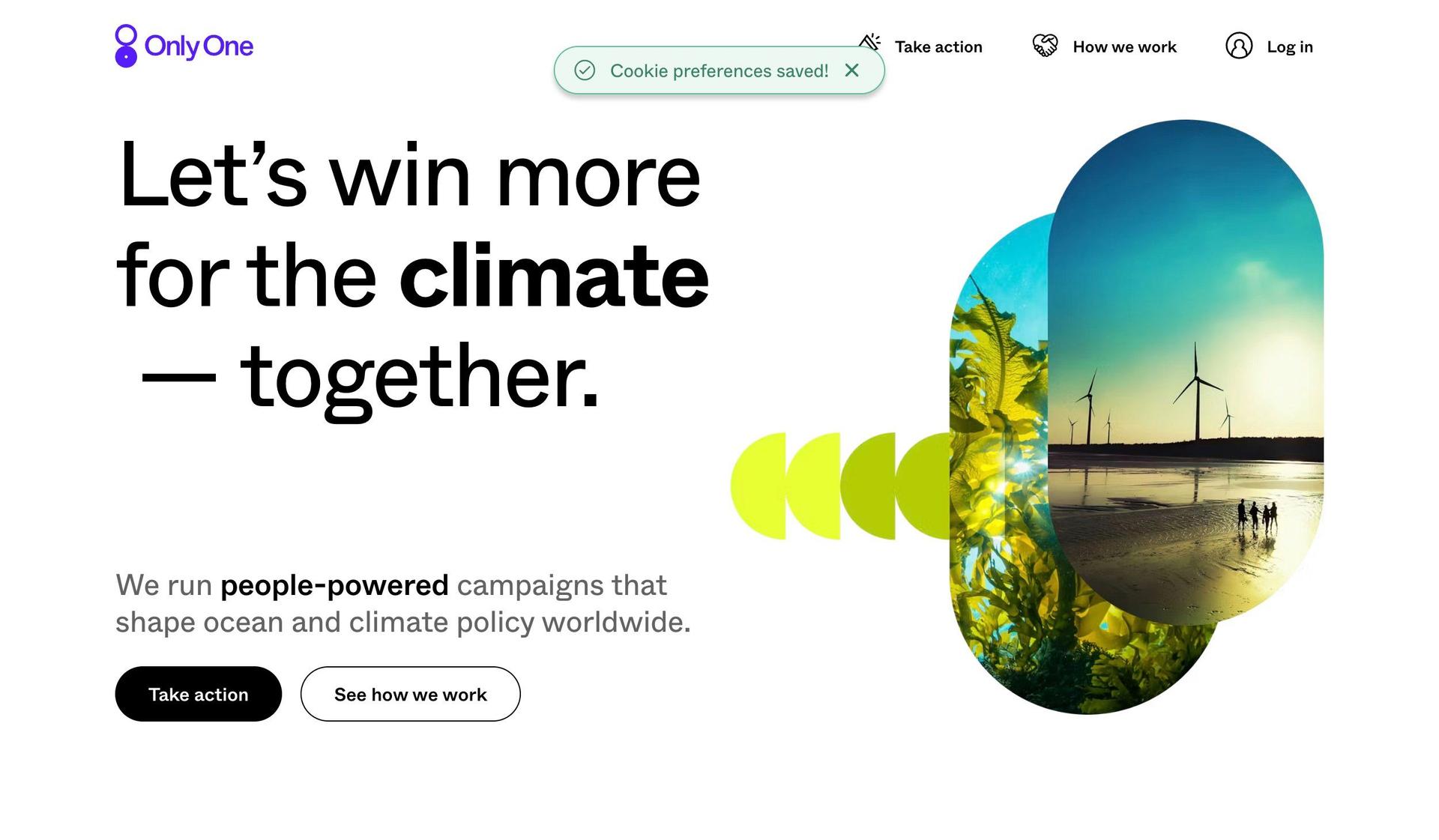Only One-advocacy websites