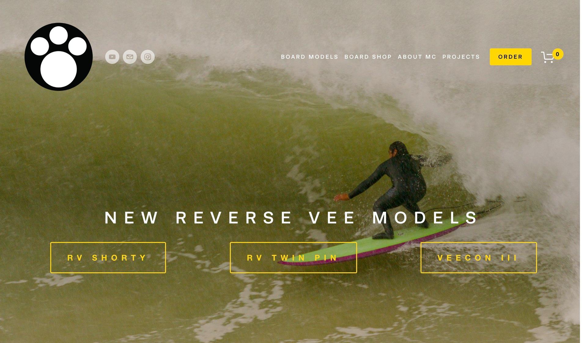 Maurice Cole-marine website examples