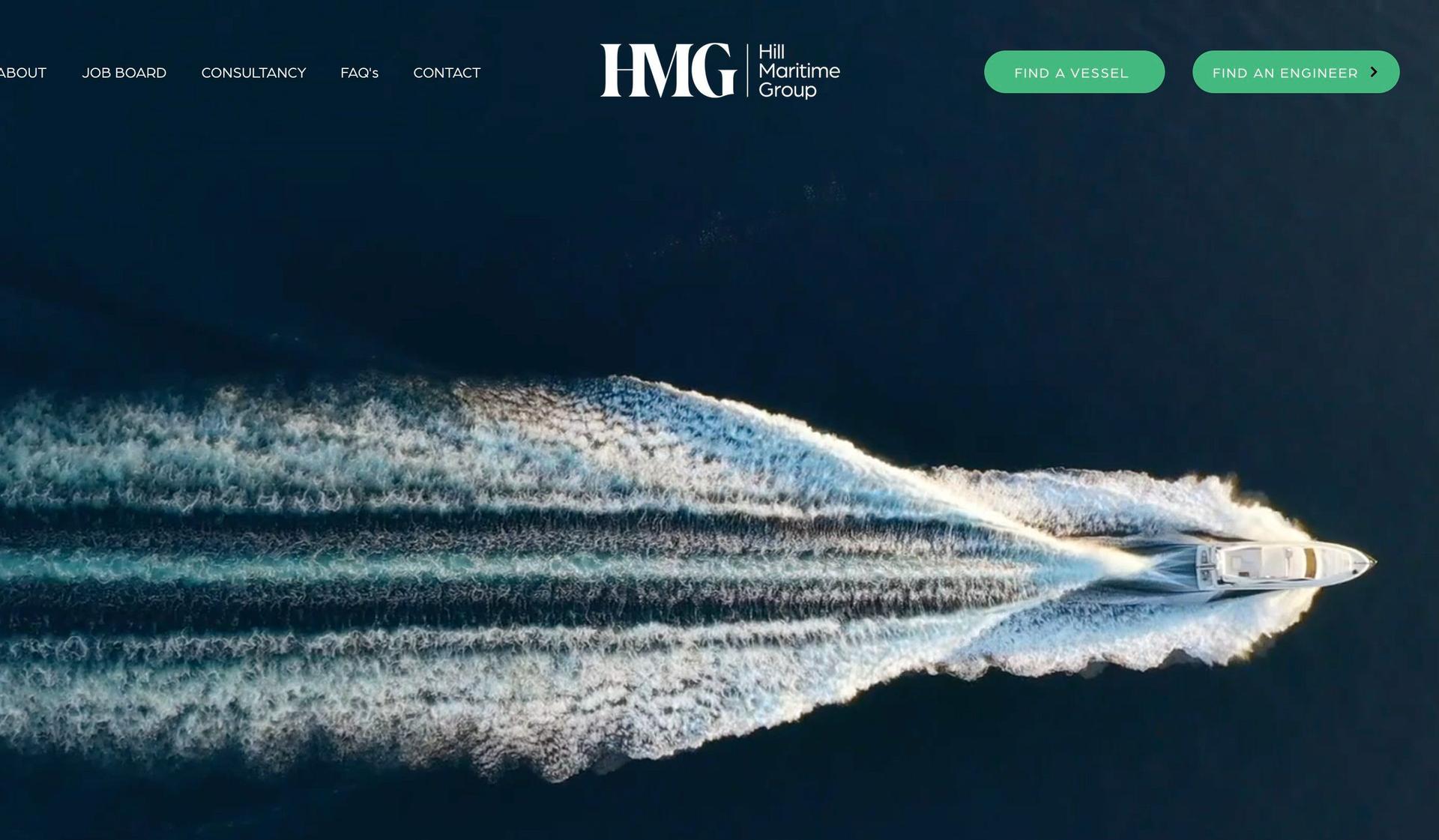 Hill Maritime-marine website examples