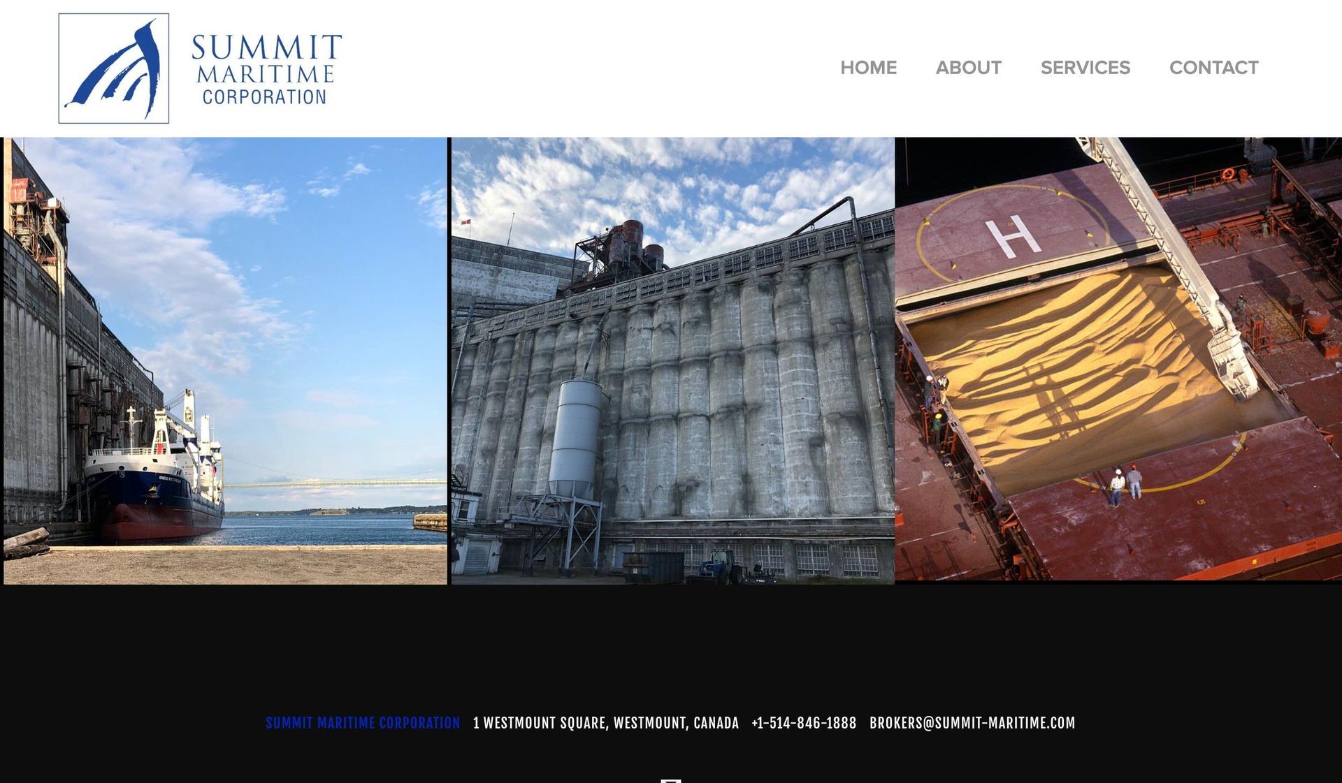 Summit Maritime Corporation-marine website examples