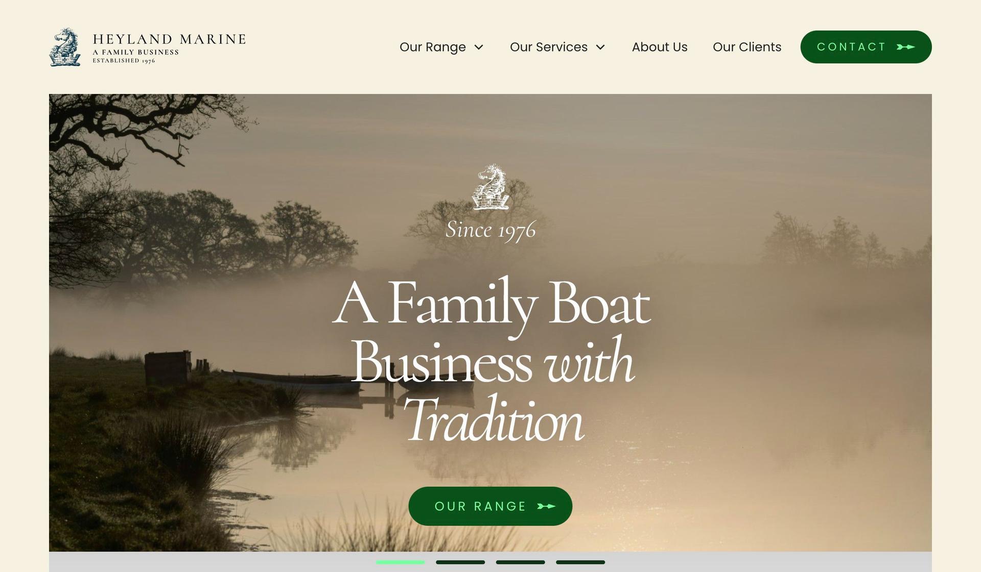 Heyland Marine-marine website examples