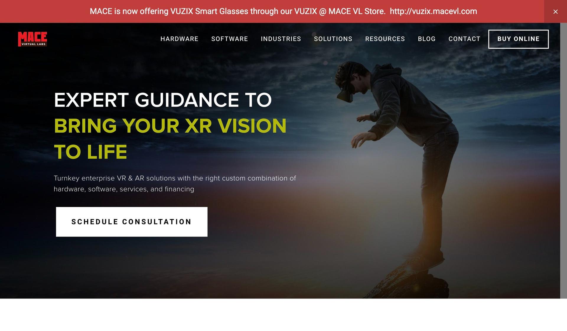 Macevl-science website design examples