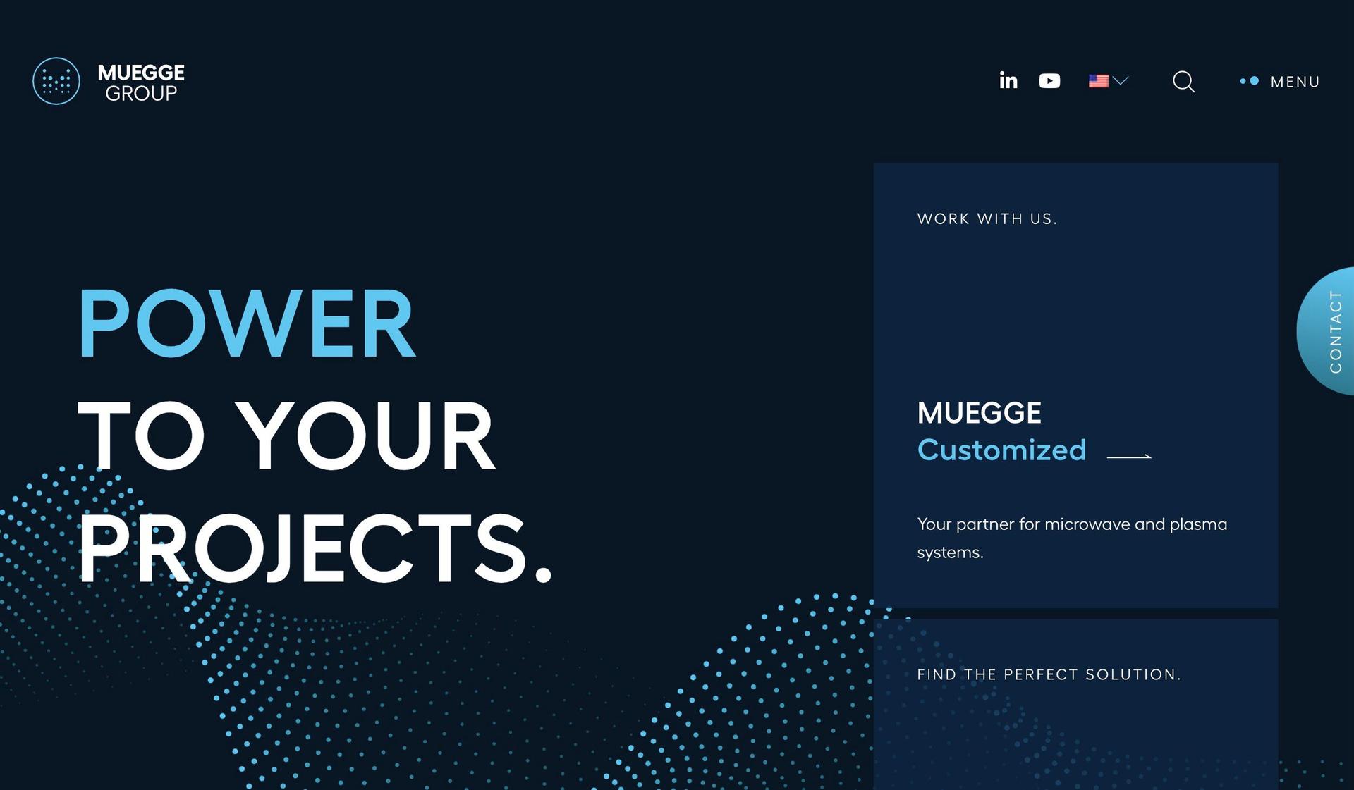 Muegge Group-science website design examples