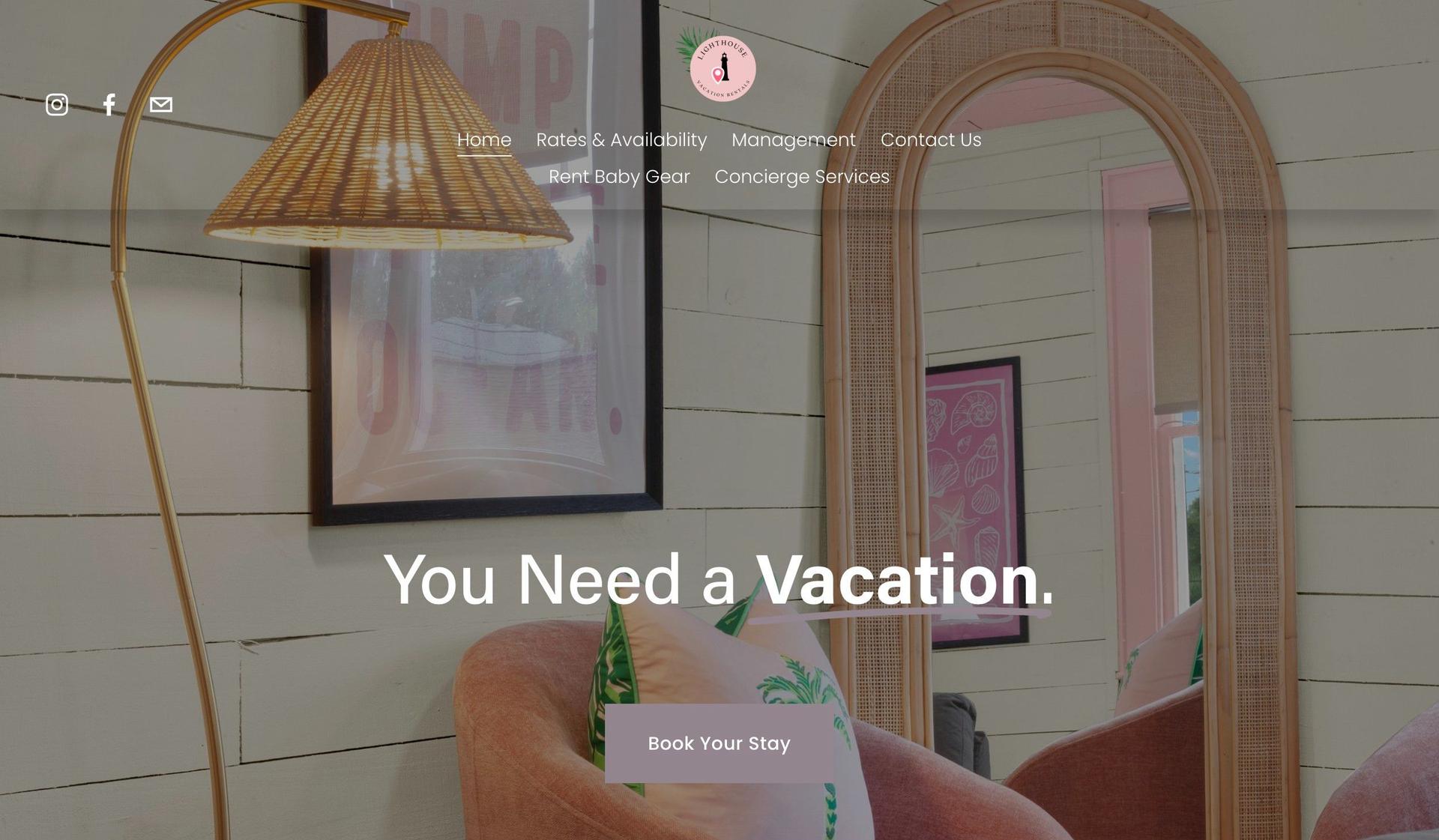 LHVR Tybee-squarespace vacation rental websites