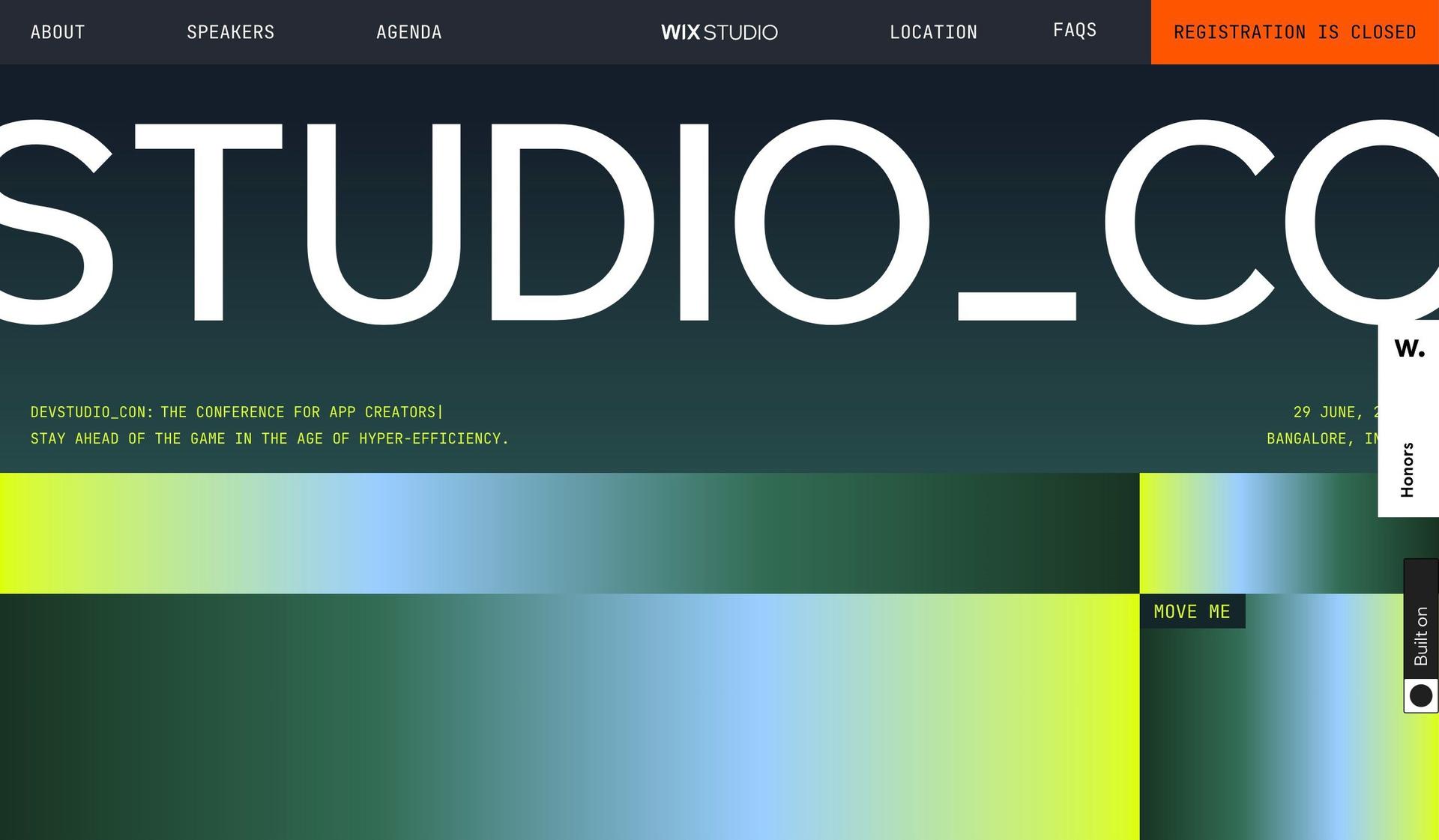 Dev Studio-award winning website design