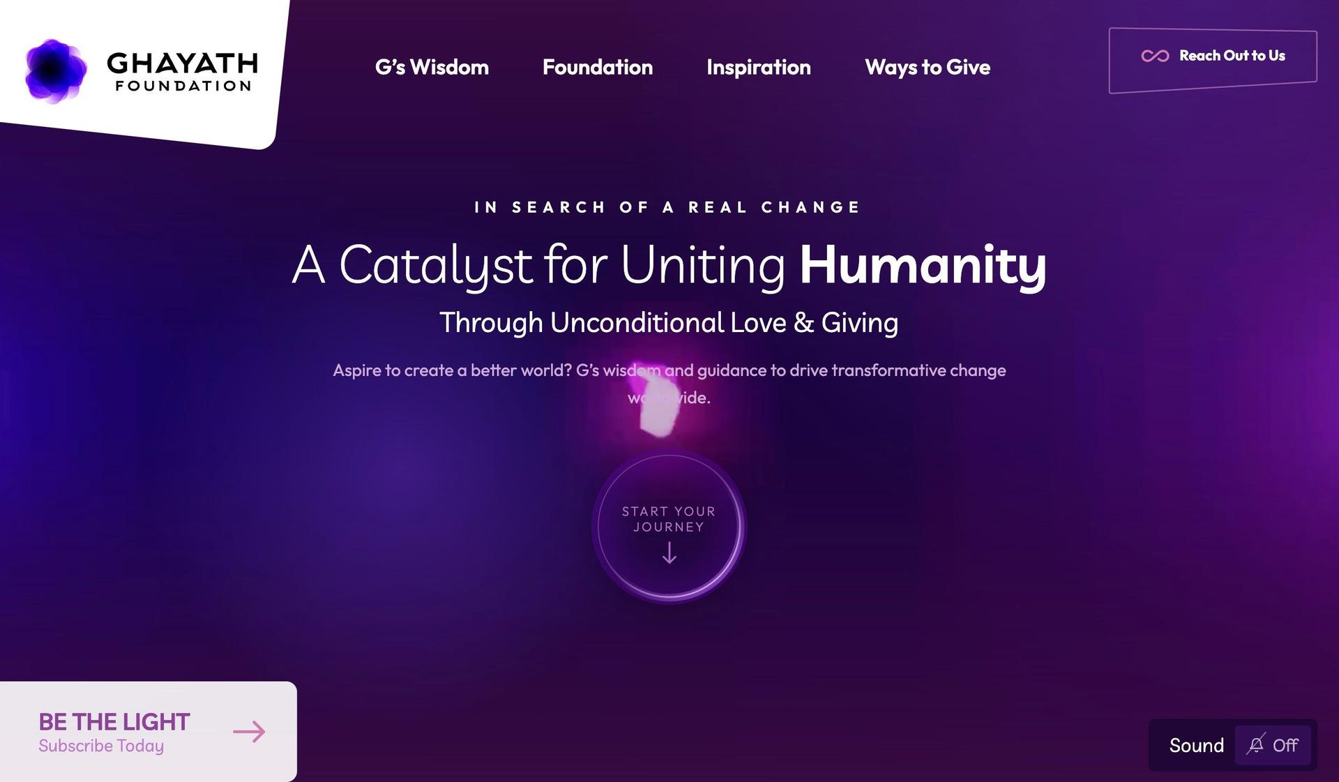 Ghayath-award winning website design