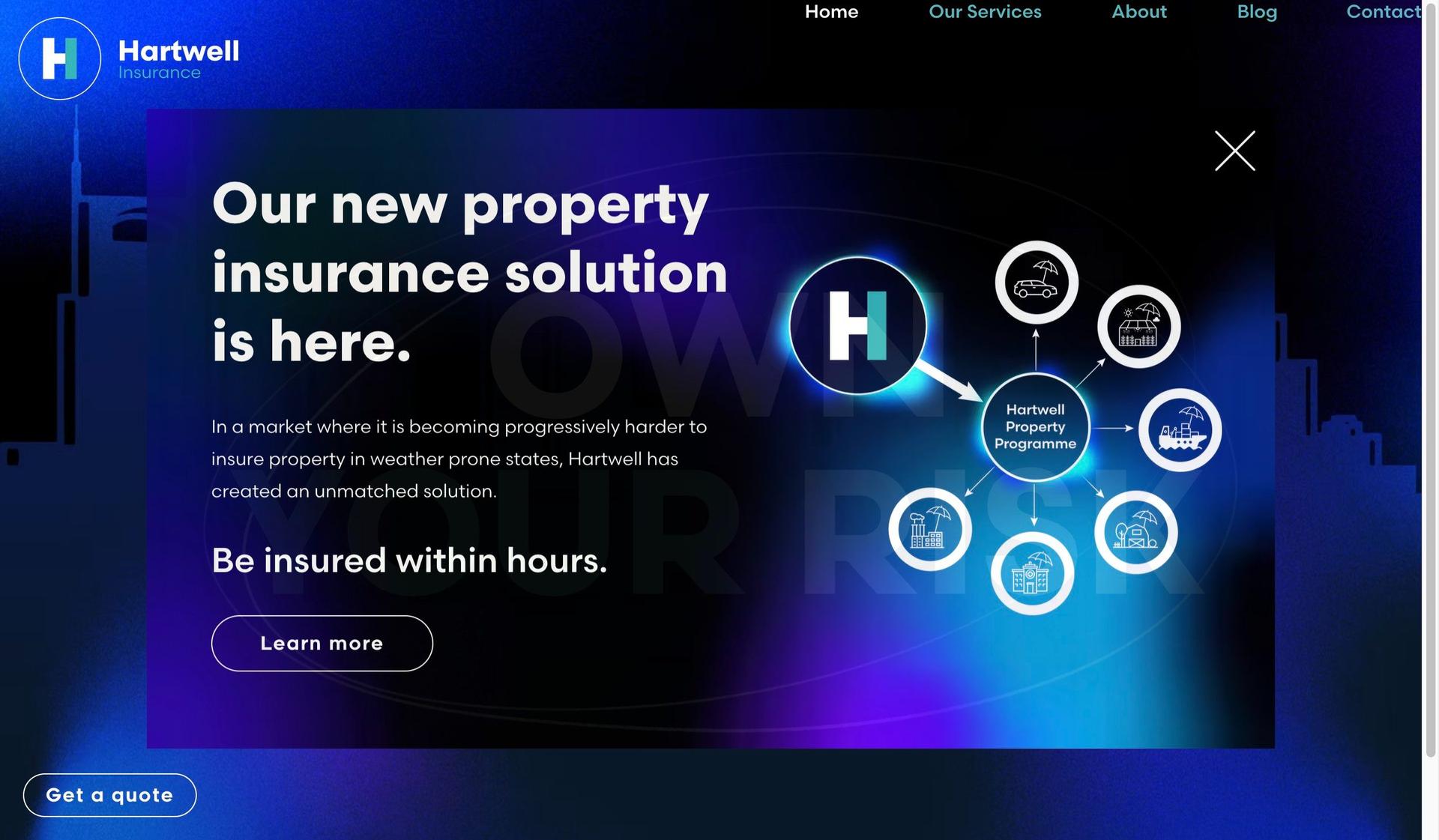 Hartwell Insurance-html websites