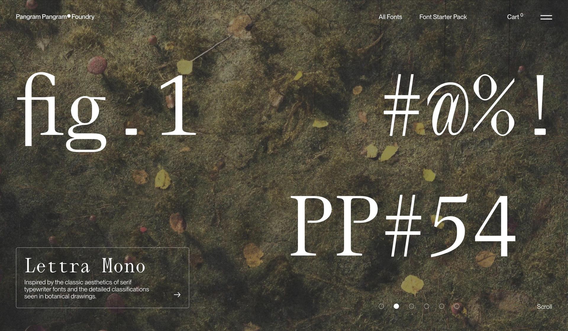 Pangram Pangram-html websites