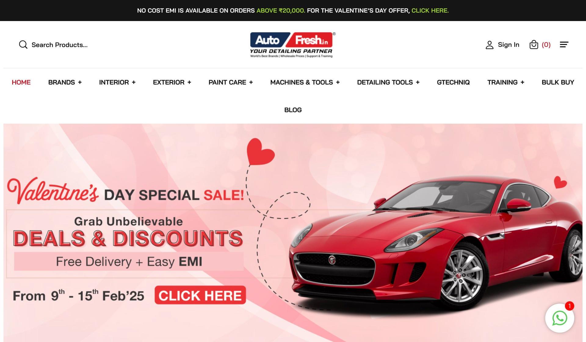 AutoFresh-car wash websites