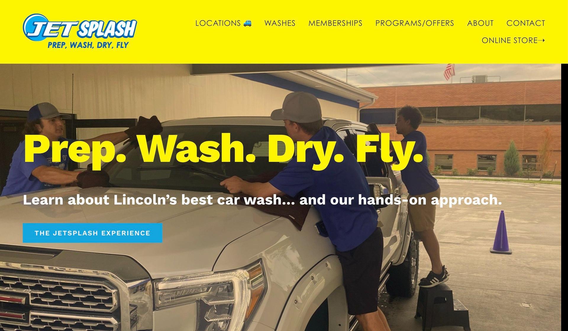 JetSplash-car wash websites