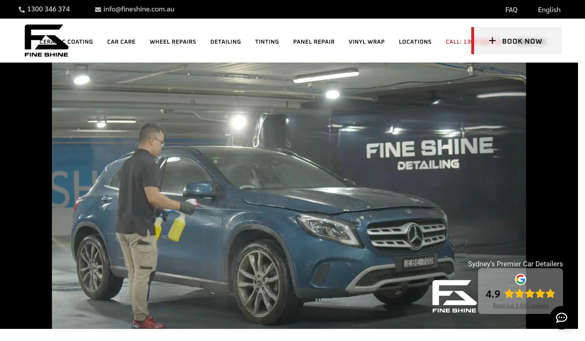 Fine Shine-car wash websites