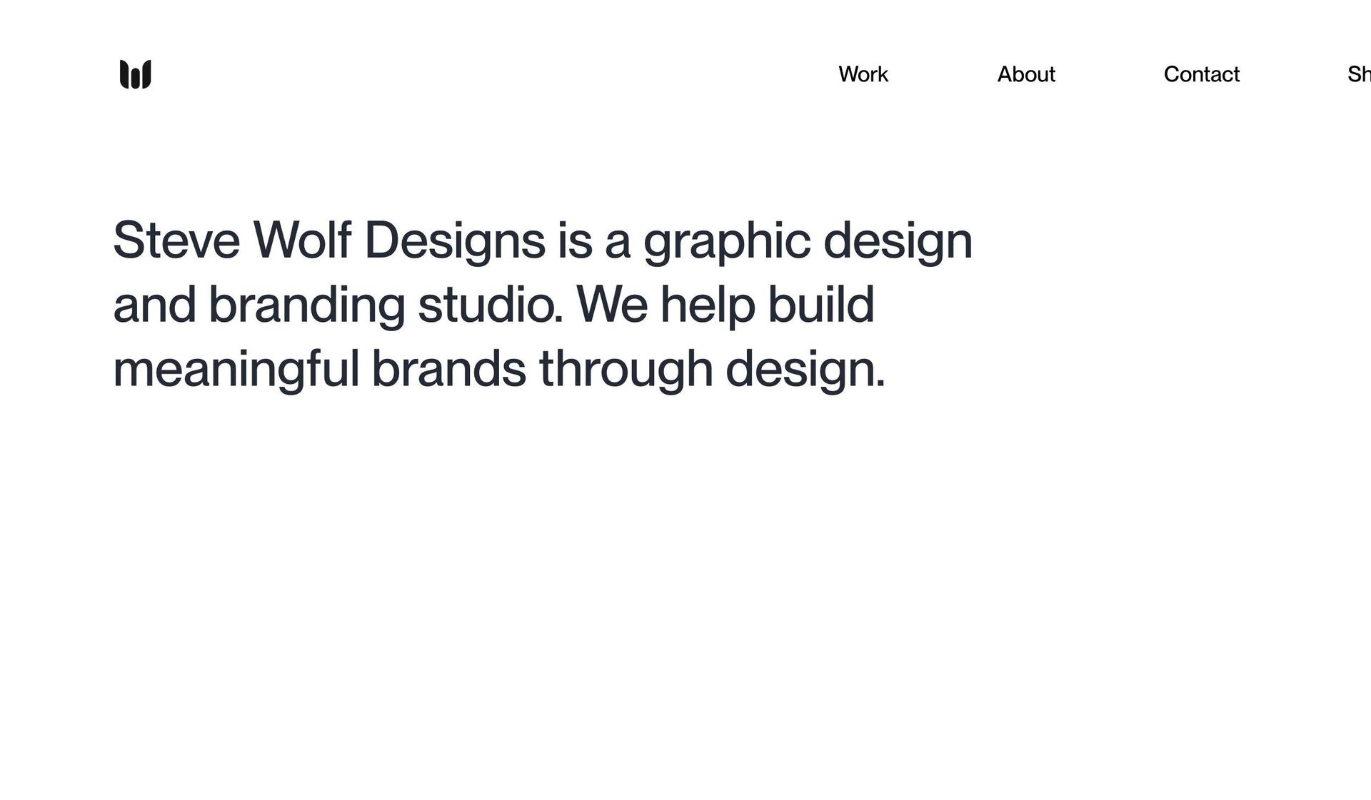 Steve Wolf-wix portfolio websites