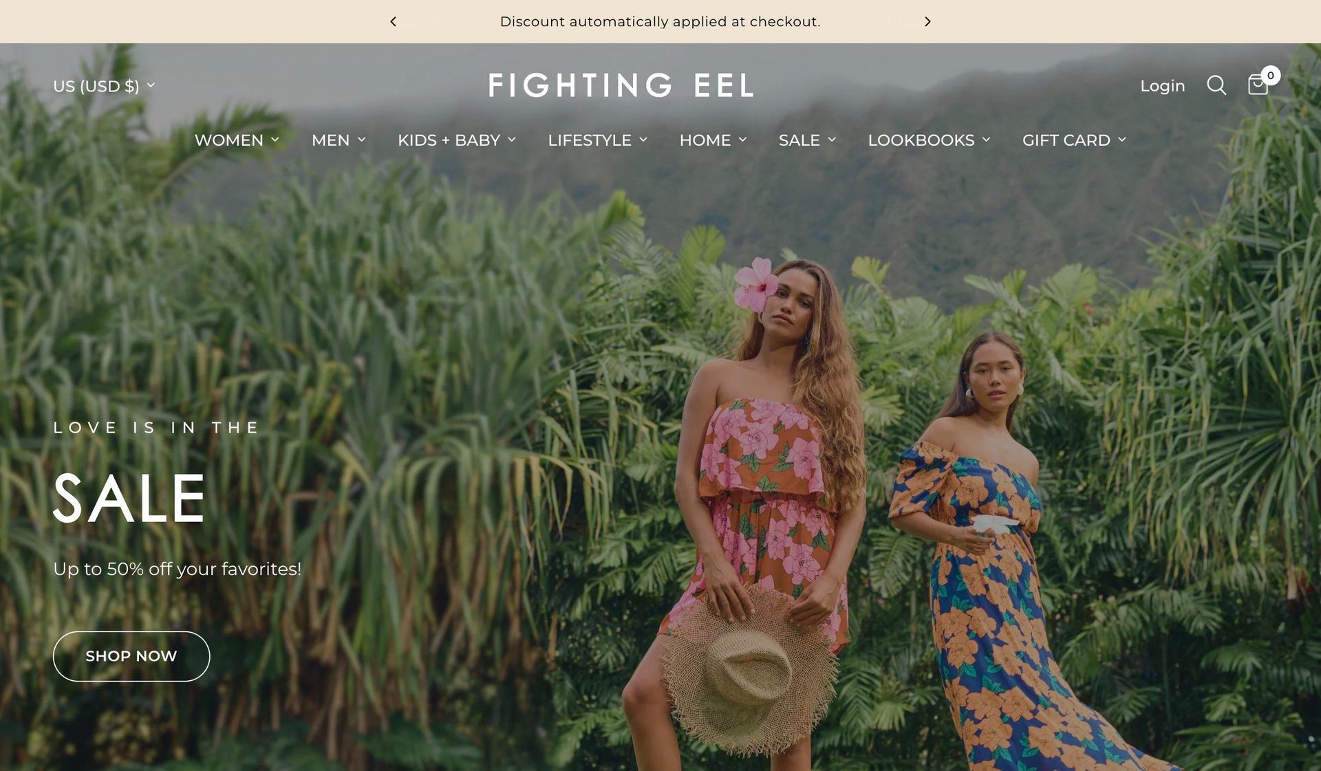 Fighting Eel-+linear website examples+