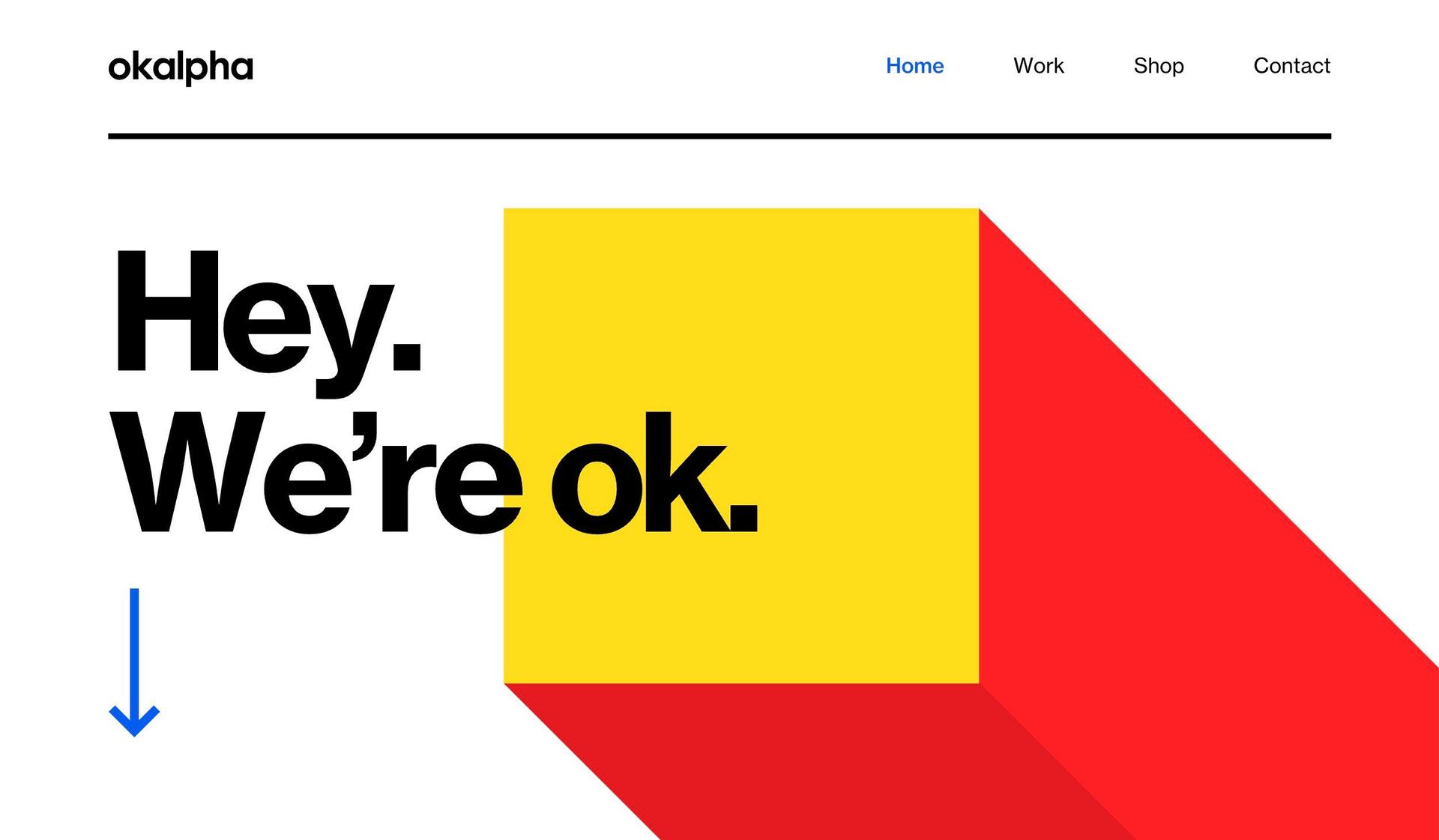 Okalpha-+linear website examples+