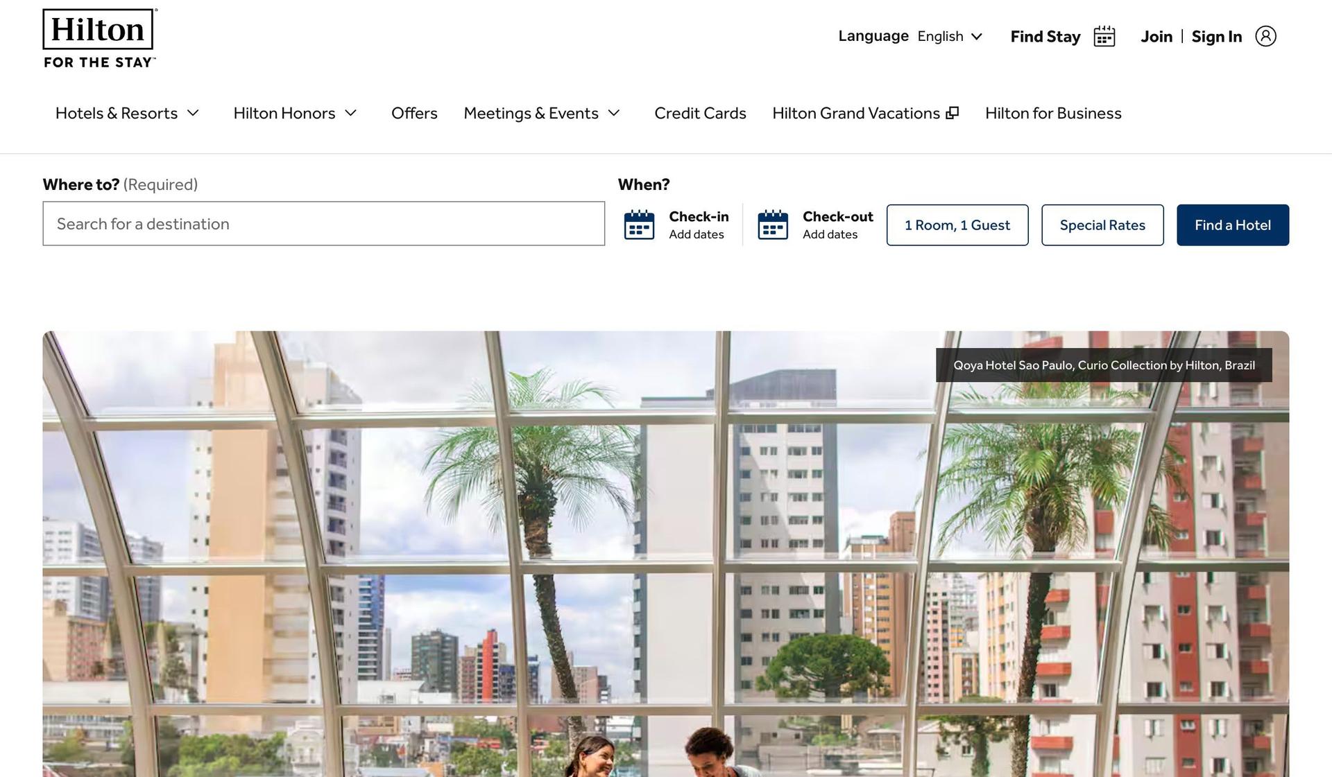 Hilton-wix big companies