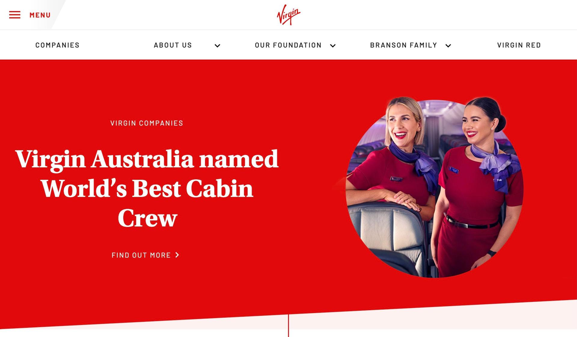 Virgin-wix big companies