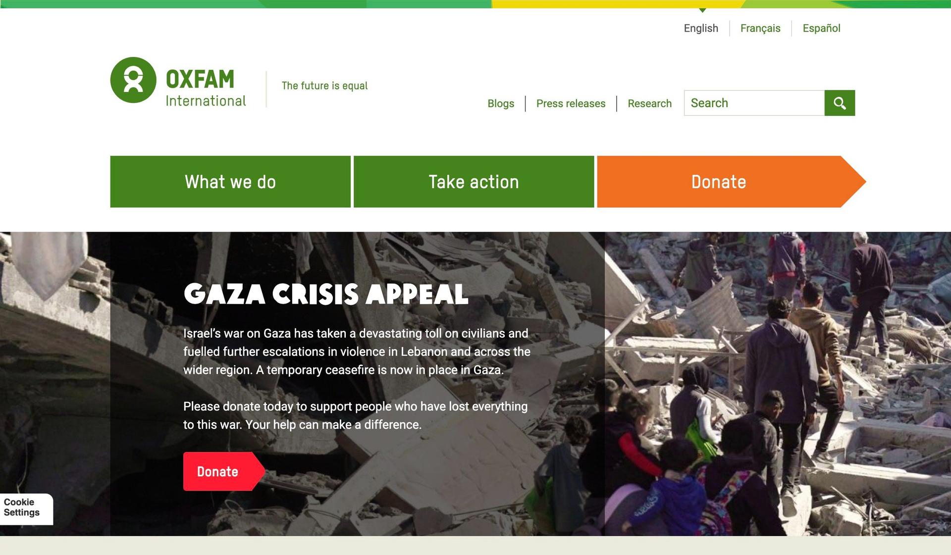 Oxfam-wix big companies